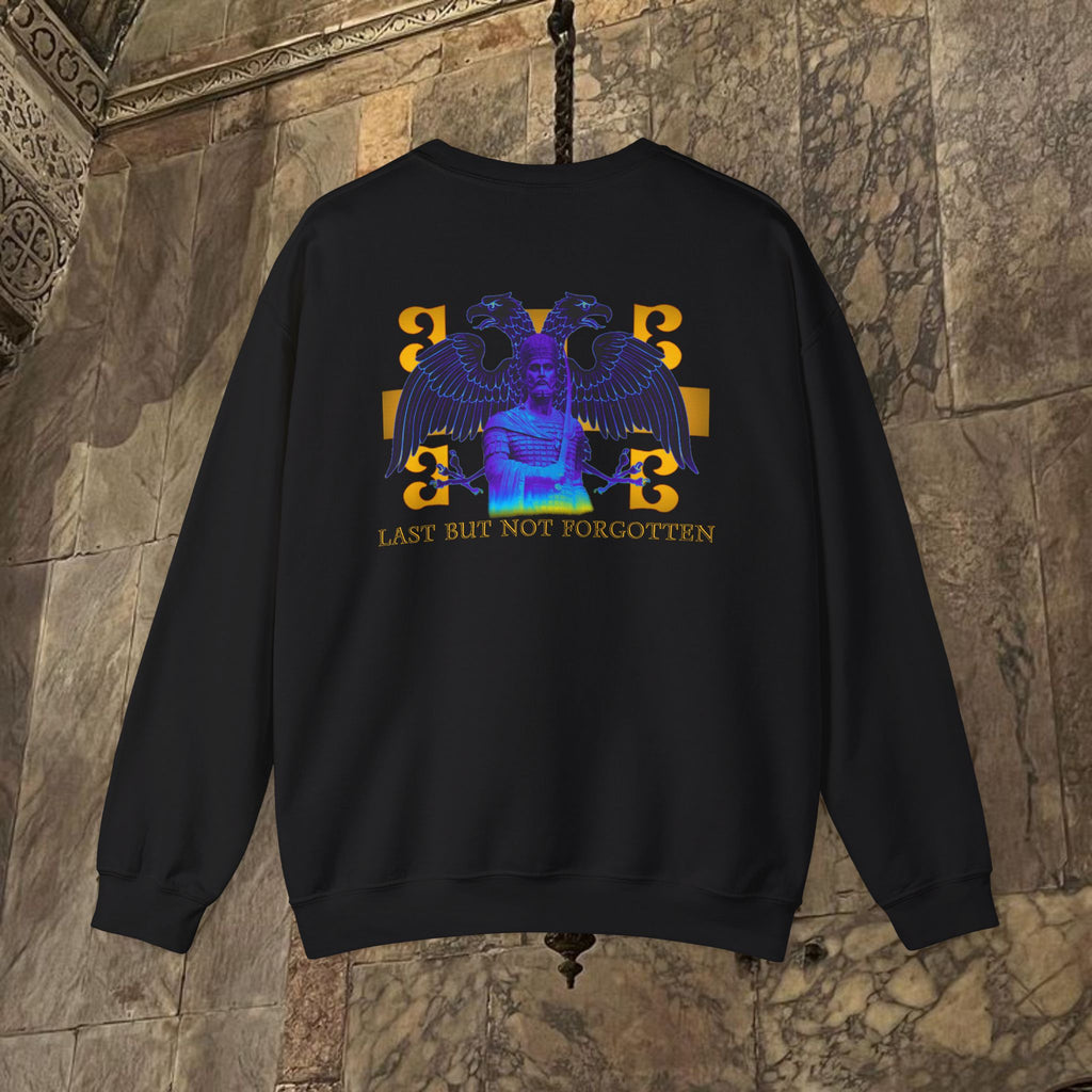 The Last Great Emperor Byzantine Inspired Crewneck Sweatshirt Back Version