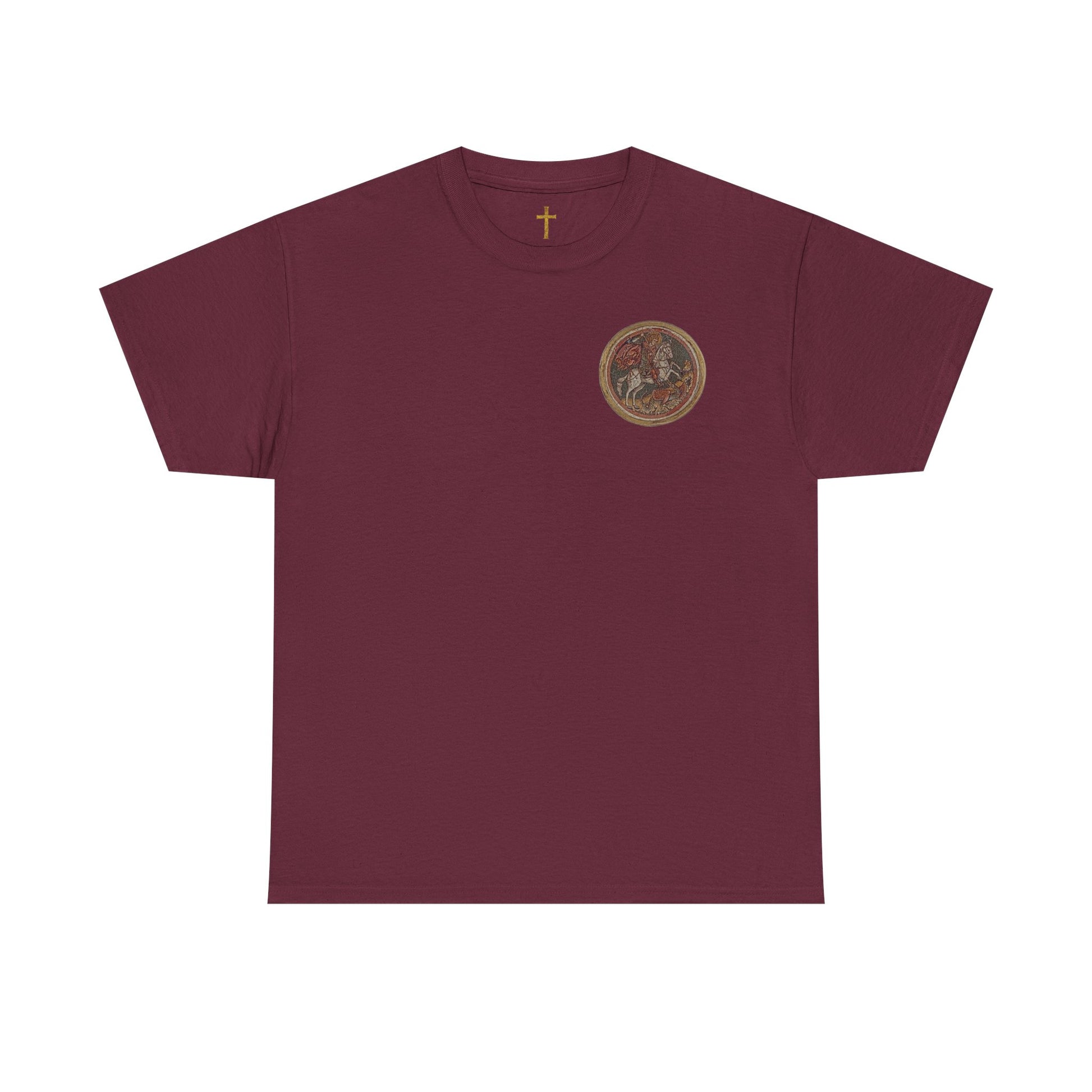 George the Dragon Slayer Graphic T-Shirt, Heavy Cotton Tee.