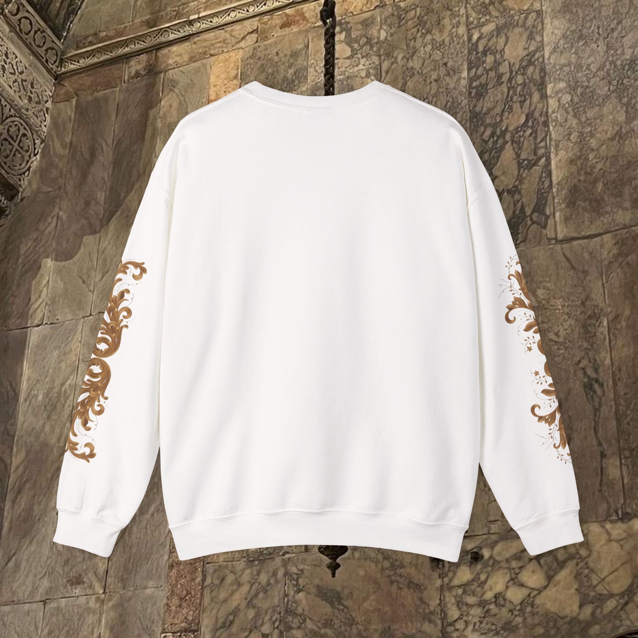 Byzantine Manuscript Art Sweatshirt Ancient design