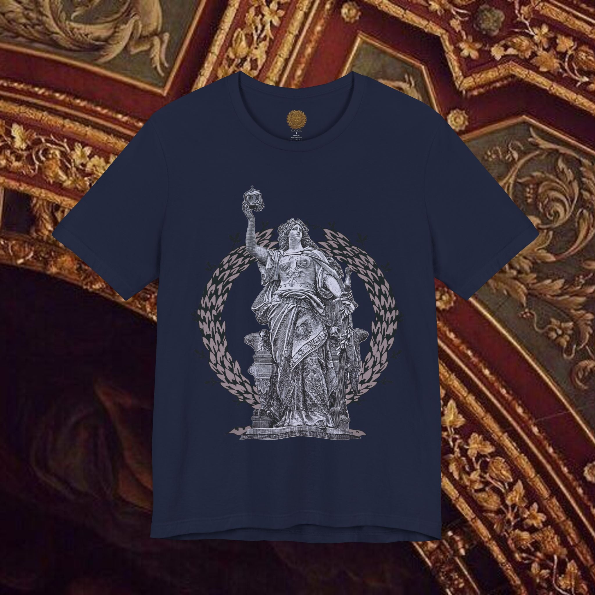 Goddess Victory Neo-Classical Inspired Graphic T-Shirt