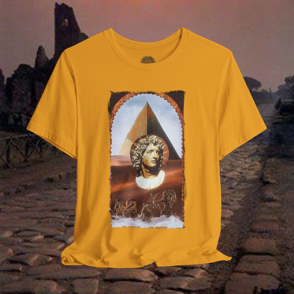 Alexander the Great In Egypt Pyramid Graphic T Shirt