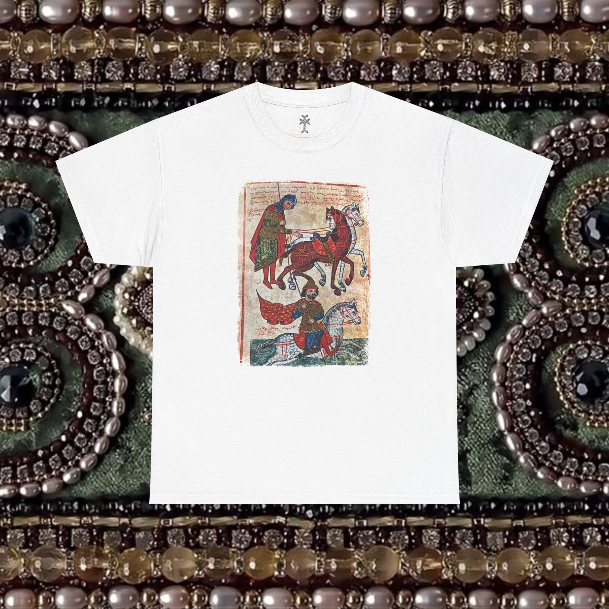 Ancient Armenian Manuscript Religious Graphic T-Shirt