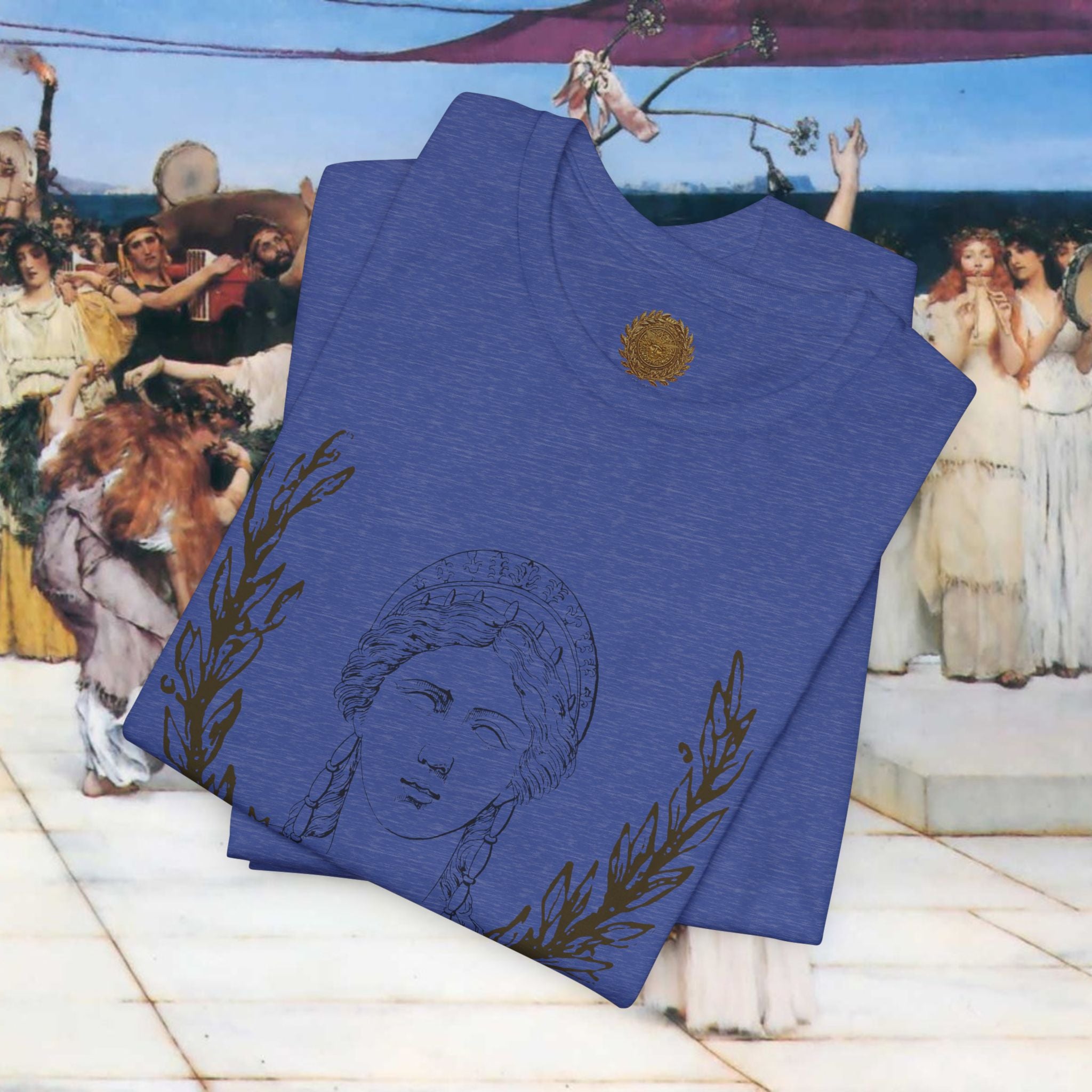 Hera's Wondering – Greek Goddess Ornate Diadem T-Shirt