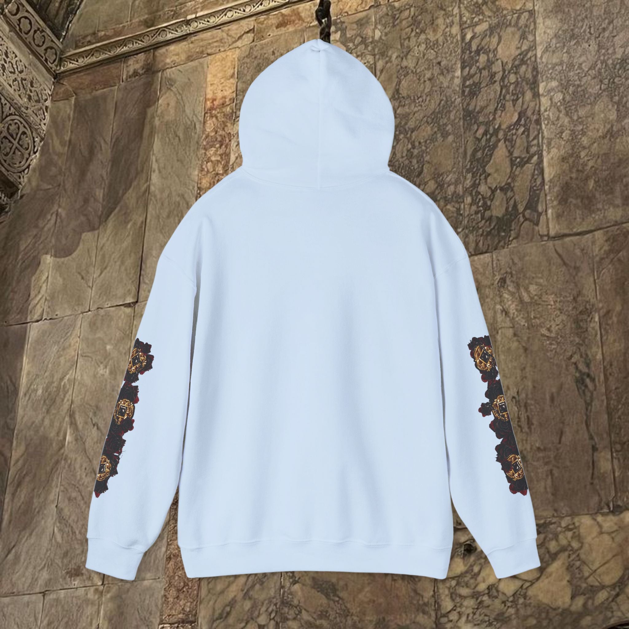 The Kings Fate Byzantine Inspired Graphic Hoodie Front Version