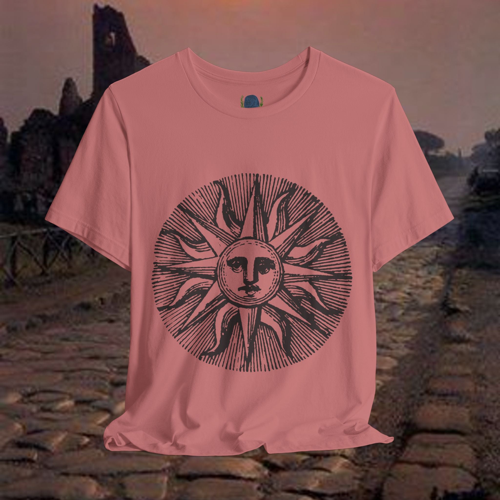 Summer Sun Mediterranean Graphic T-Shirt