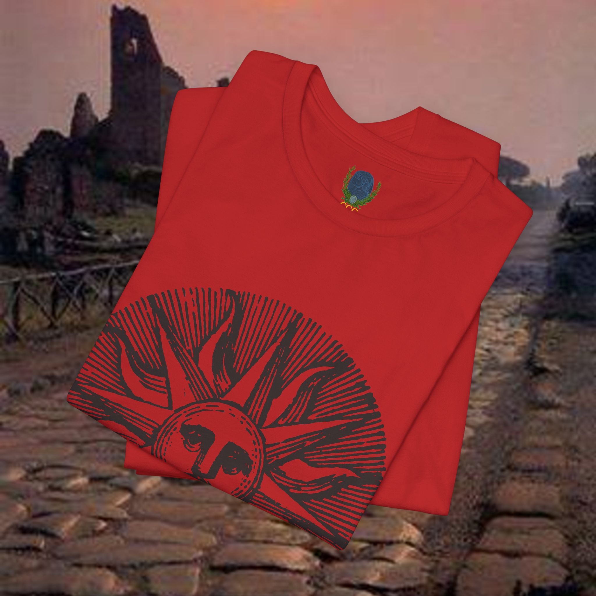 Summer Sun Mediterranean Graphic T-Shirt