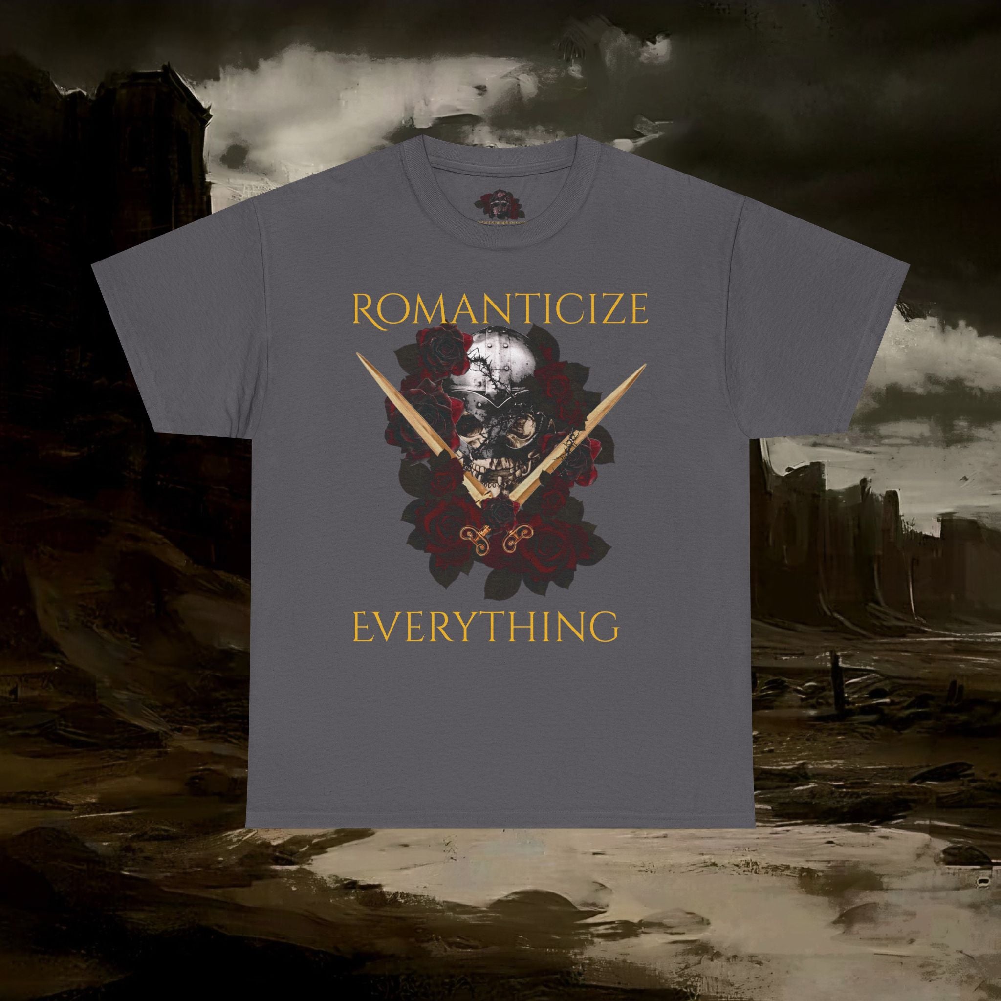 The Barbarian's Fate Medieval Fantasy Inspired Graphic Cotton T-Shirt