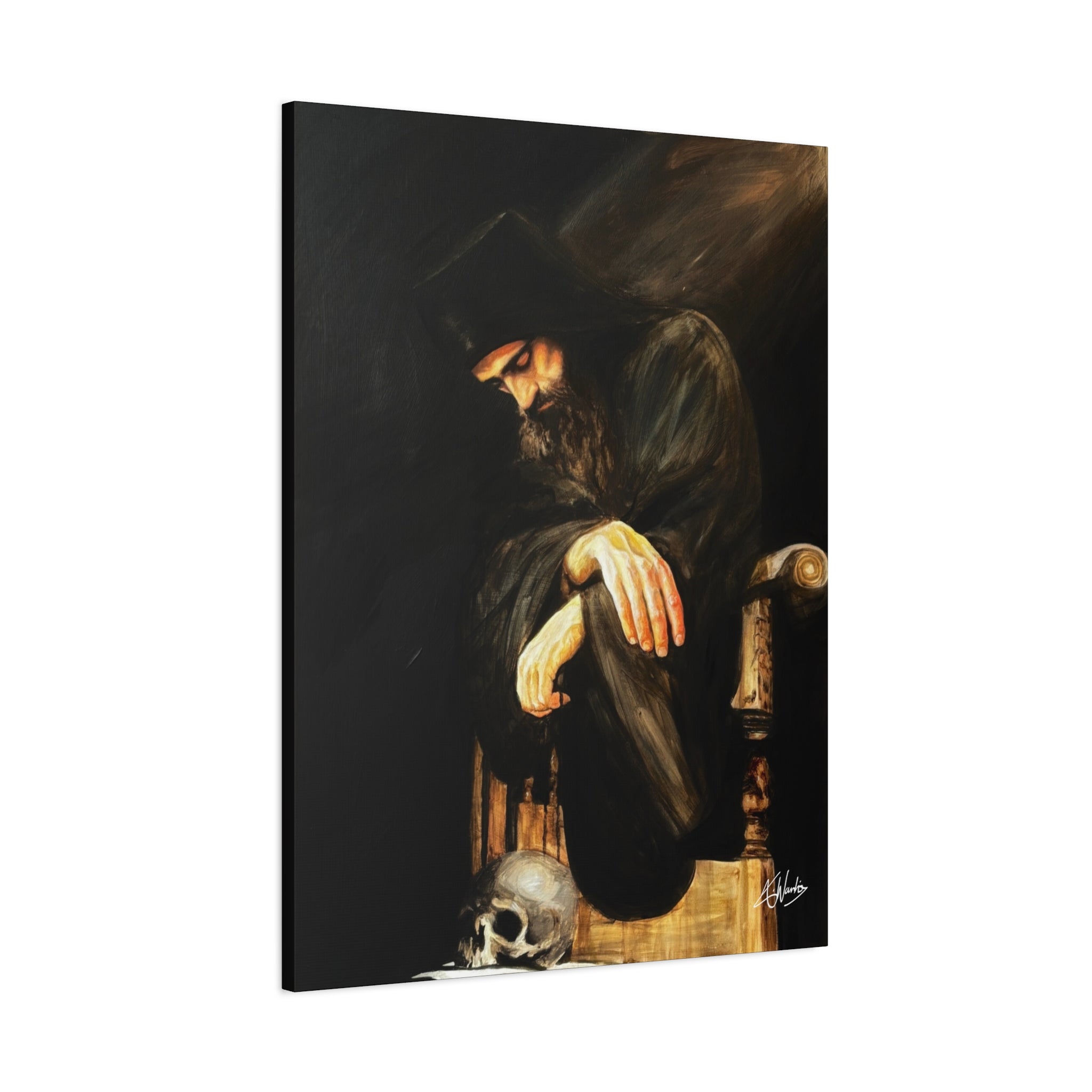 Man's Memento Medieval Fantasy Canvas