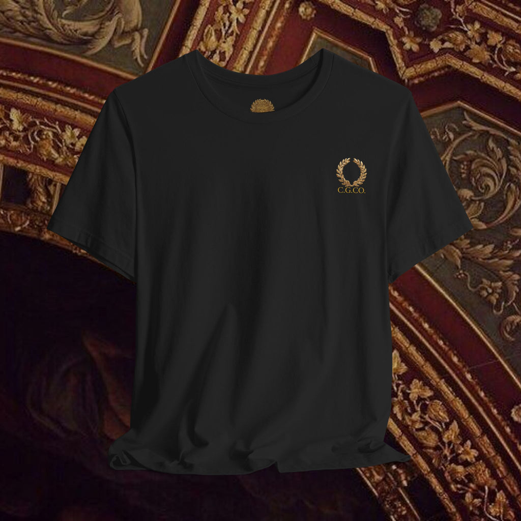 The Goddess's Protection Classically-Inspired Cotton Graphic T Shirt Back Version