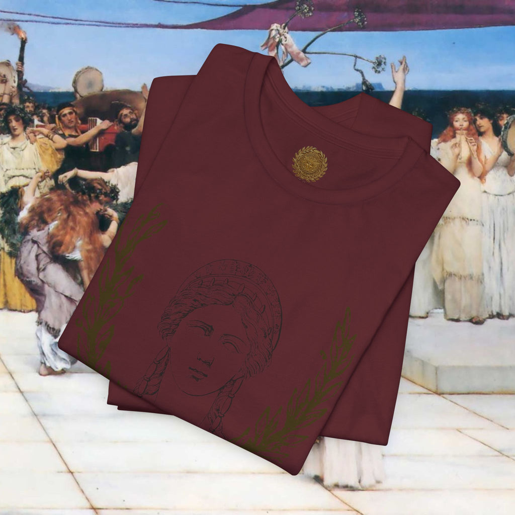 Hera's Wondering – Greek Goddess Ornate Diadem T-Shirt