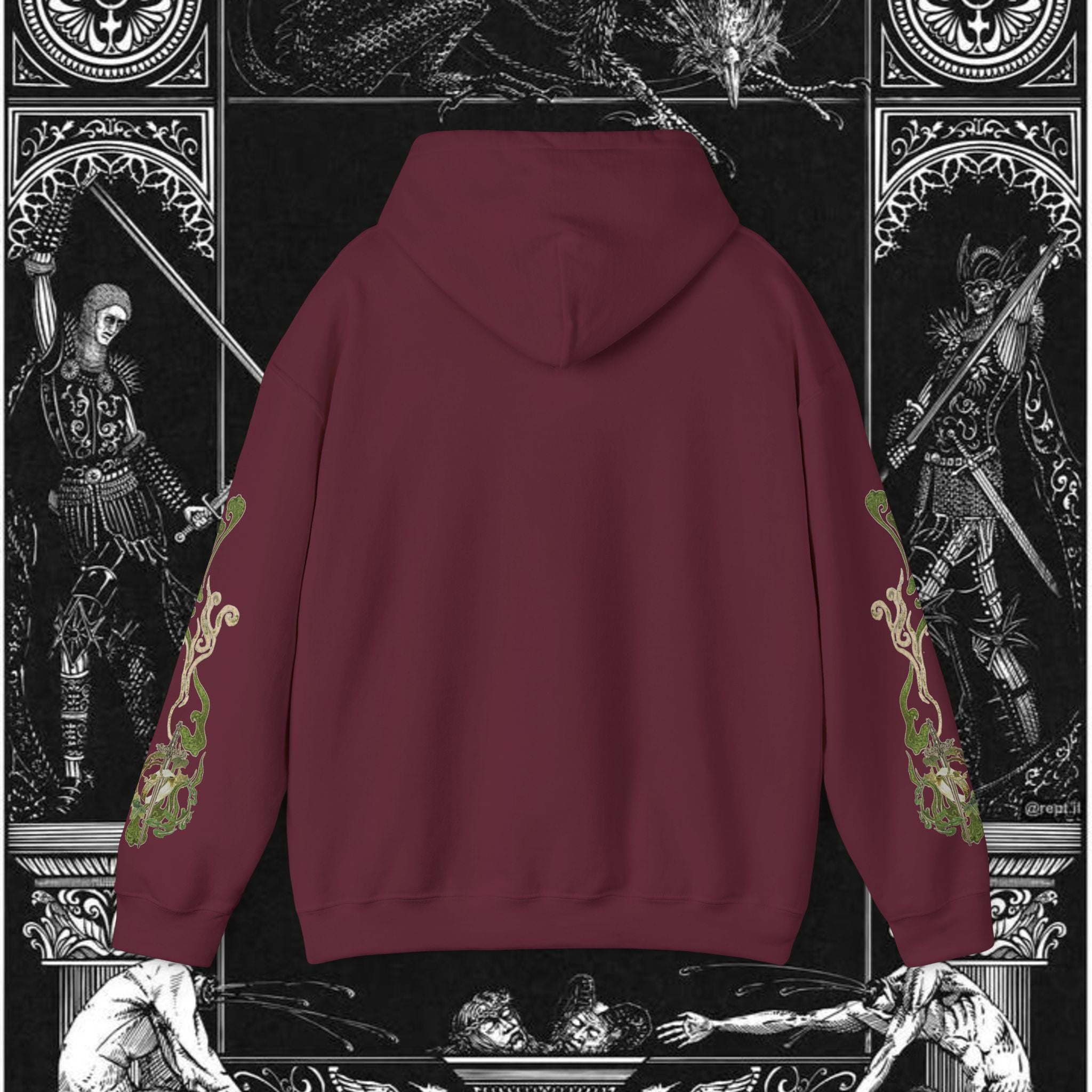 The Last Temptation Medieval Fantasy Graphic Hoodie