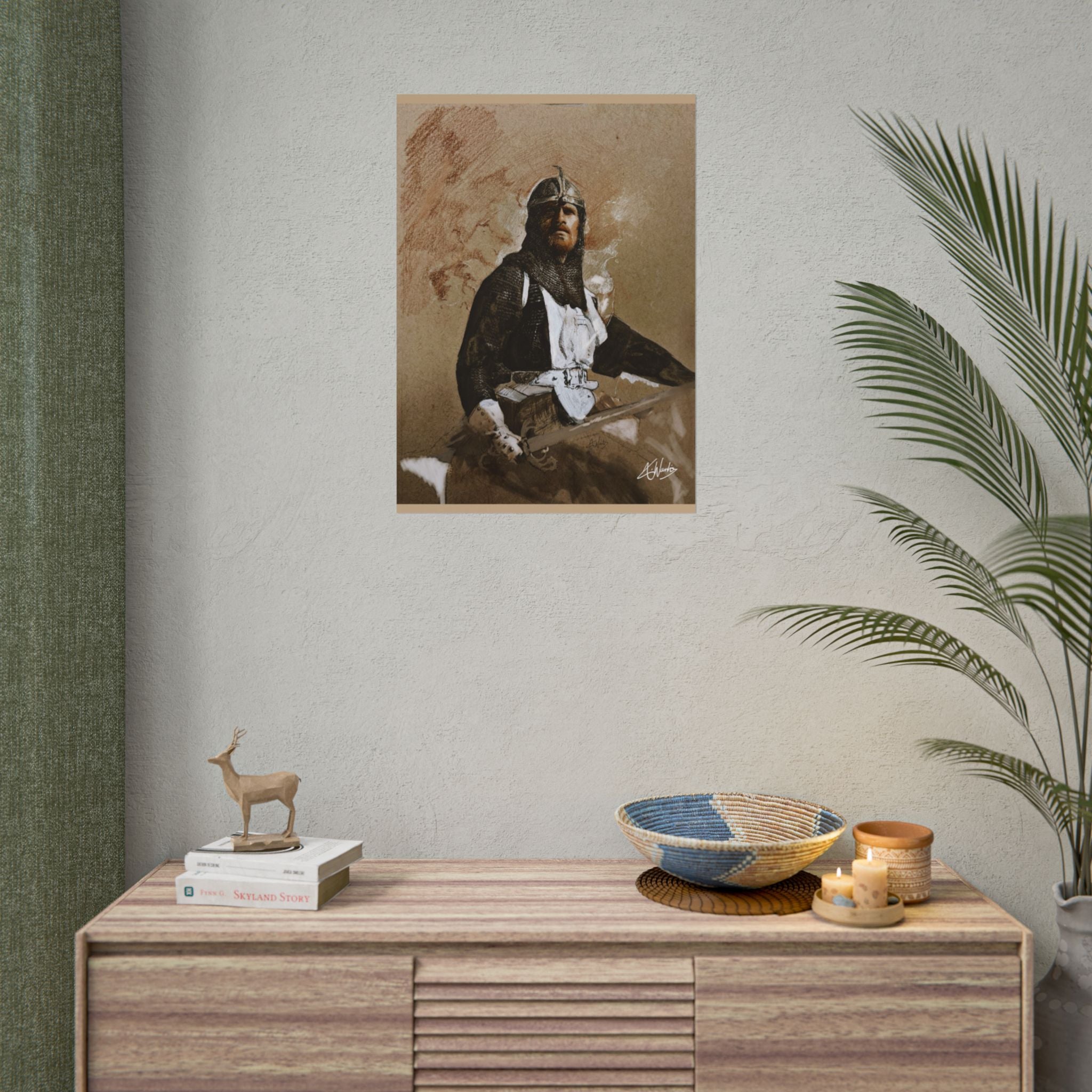 The Knight's Rest Medieval Fantasy Print
