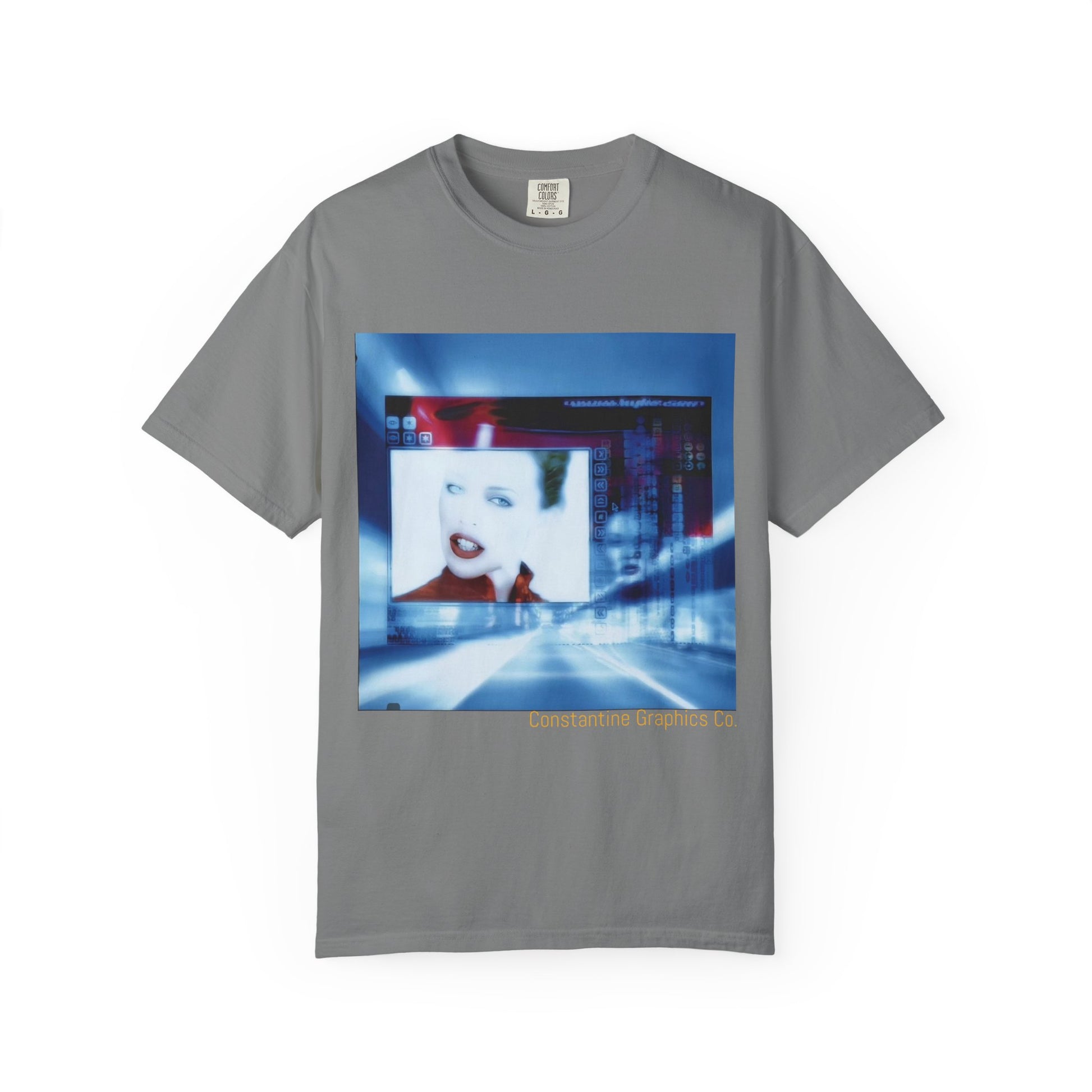 Digital Pop up Cyber Y2k Graphic TShirt
