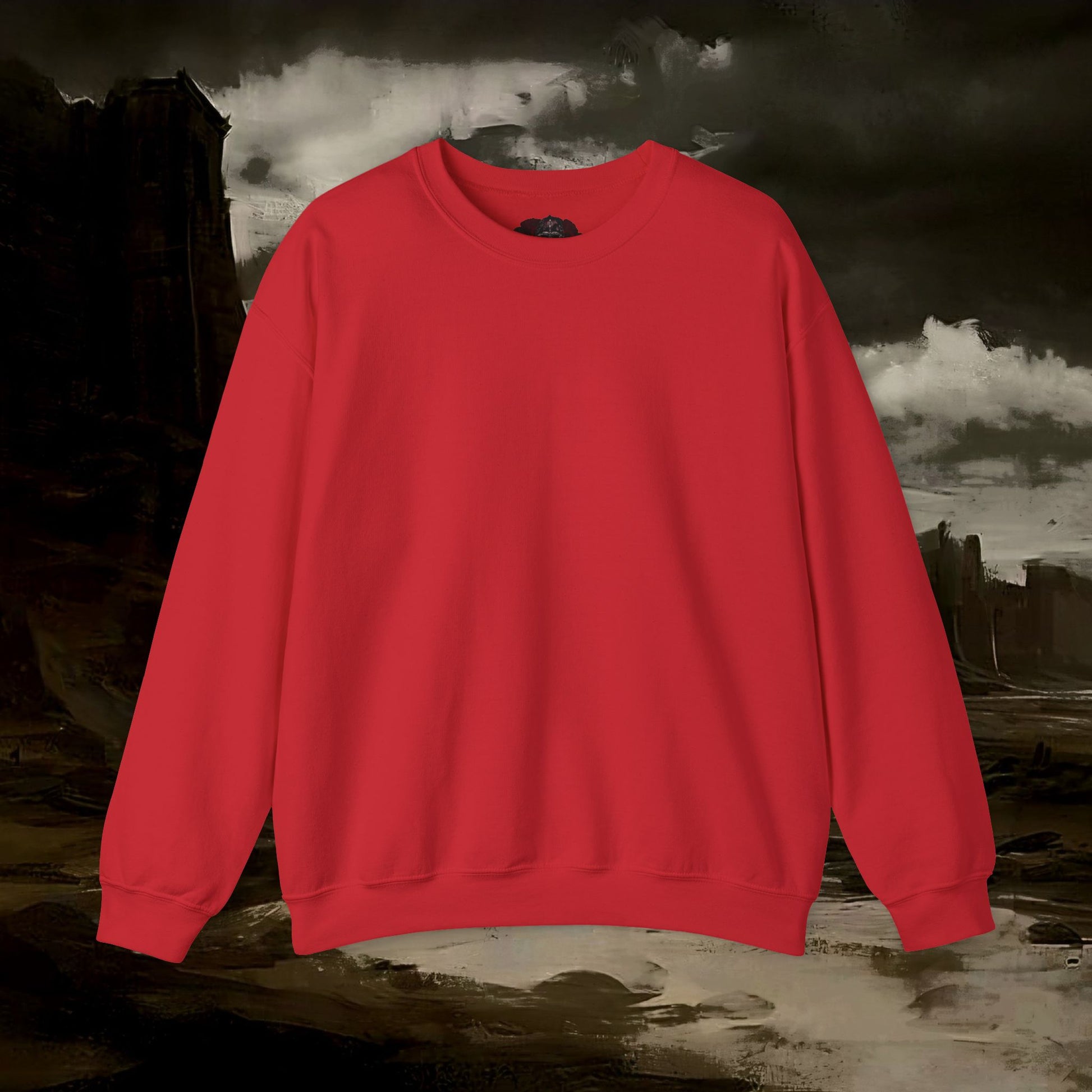 The Barbarian's Fate Medieval Fantasy Inspired Graphic Sweatshirt Back Version
