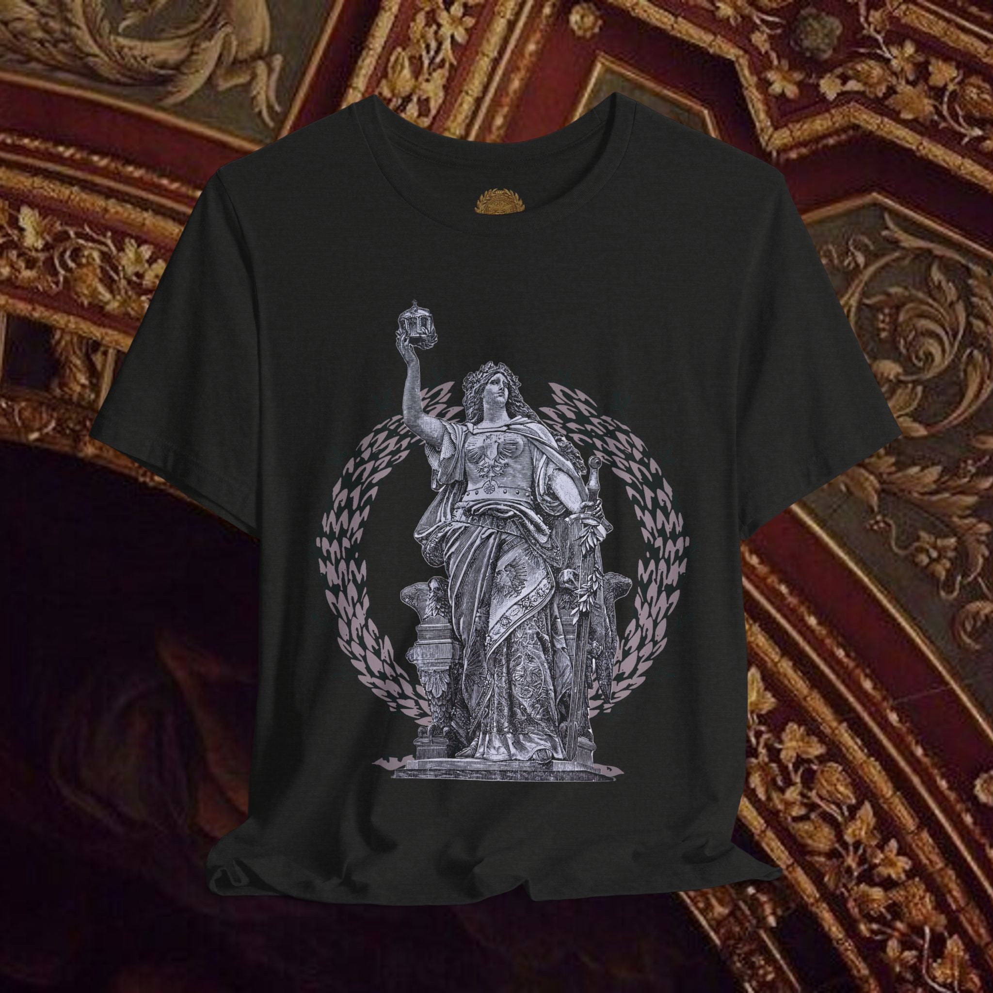 Goddess Victory Neo-Classical Inspired Graphic T-Shirt