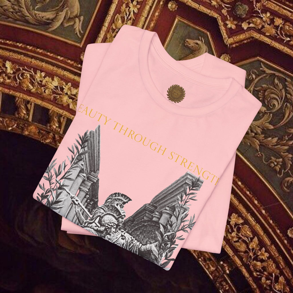 The Goddess's Protection Classically-Inspired Cotton Graphic T Shirt