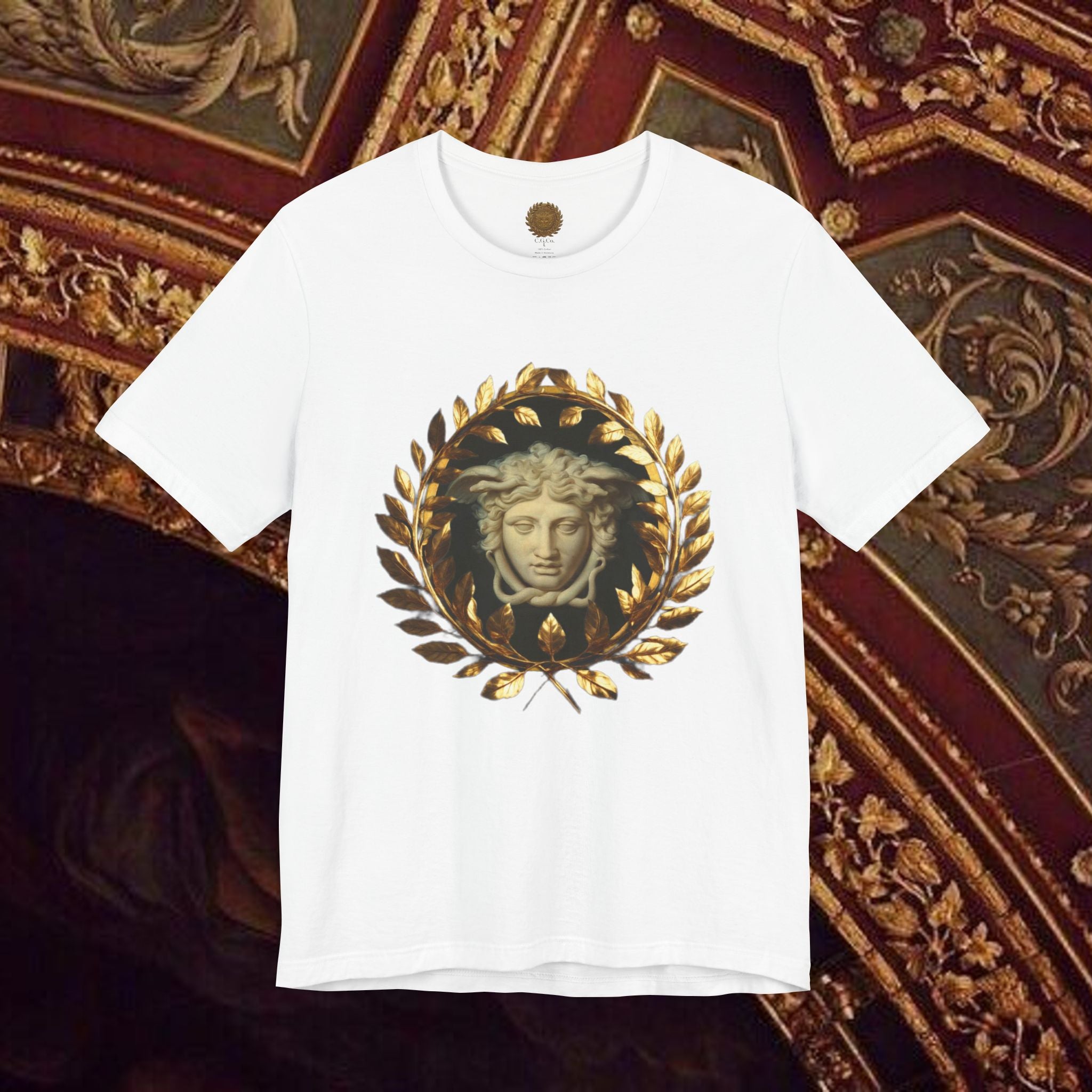 Medusa's Gaze Classical Inspired Mythology Unisex Jersey Short Sleeve Graphic Tee