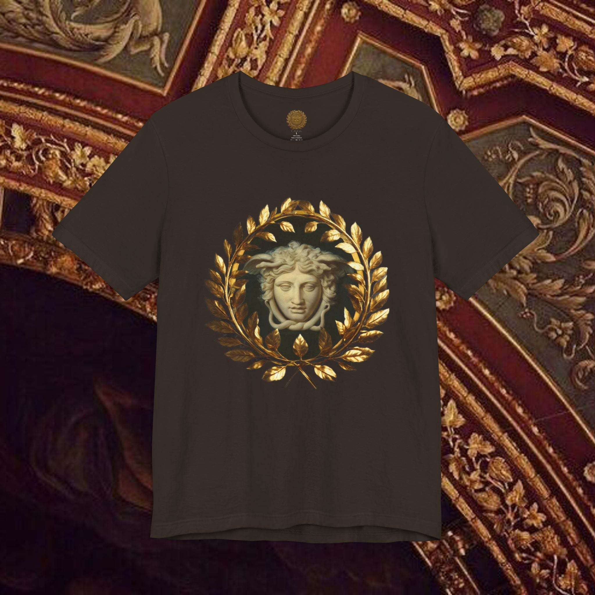 Medusa's Gaze Classical Inspired Mythology Unisex Jersey Short Sleeve Graphic Tee