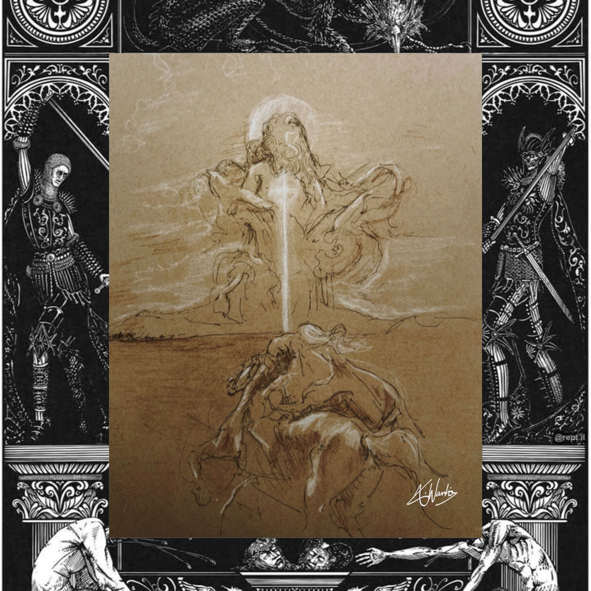 The King's Destiny Medieval Fantasy Fine Art Print