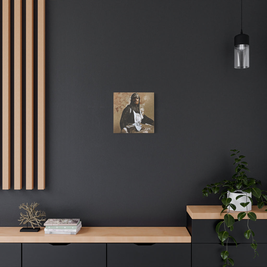 The Knight's Rest Medieval Fantasy Canvas
