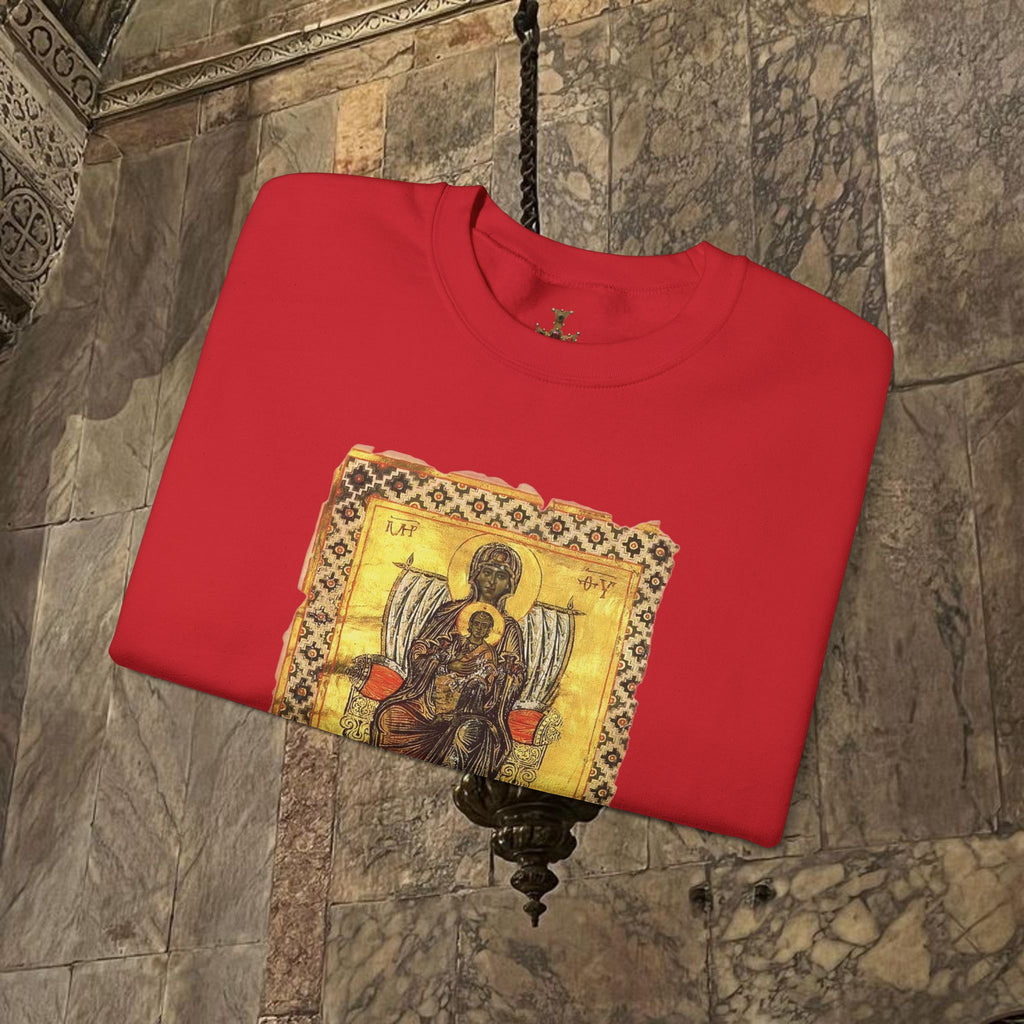 Byzantine Manuscript Art Sweatshirt Ancient design