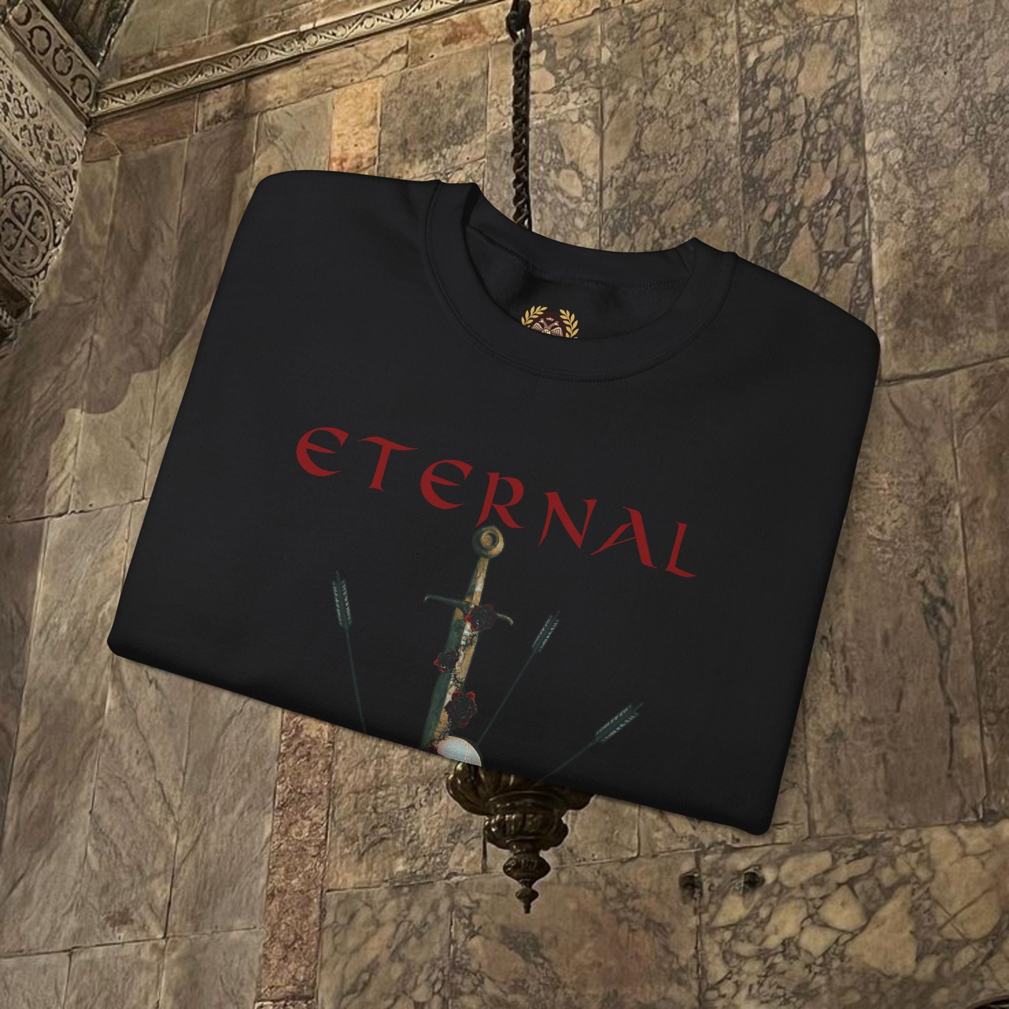 Eternal Glory of the Last Battle Crewneck Graphic Sweatshirt