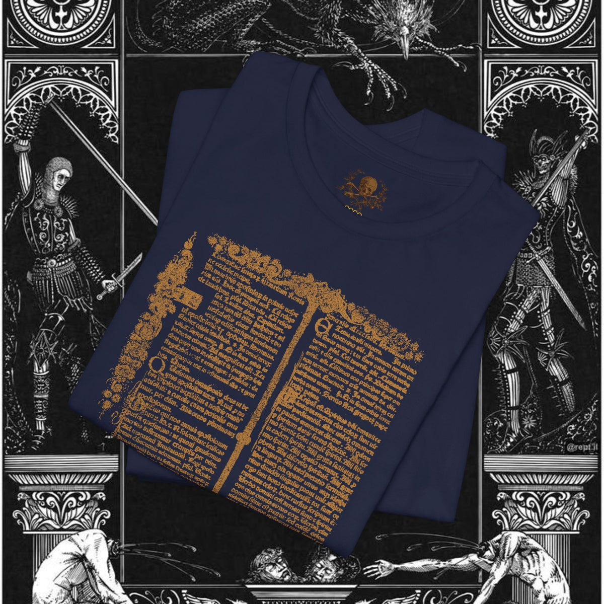 The Circle of Life Medieval Fantasy Inspired Graphic Shirt