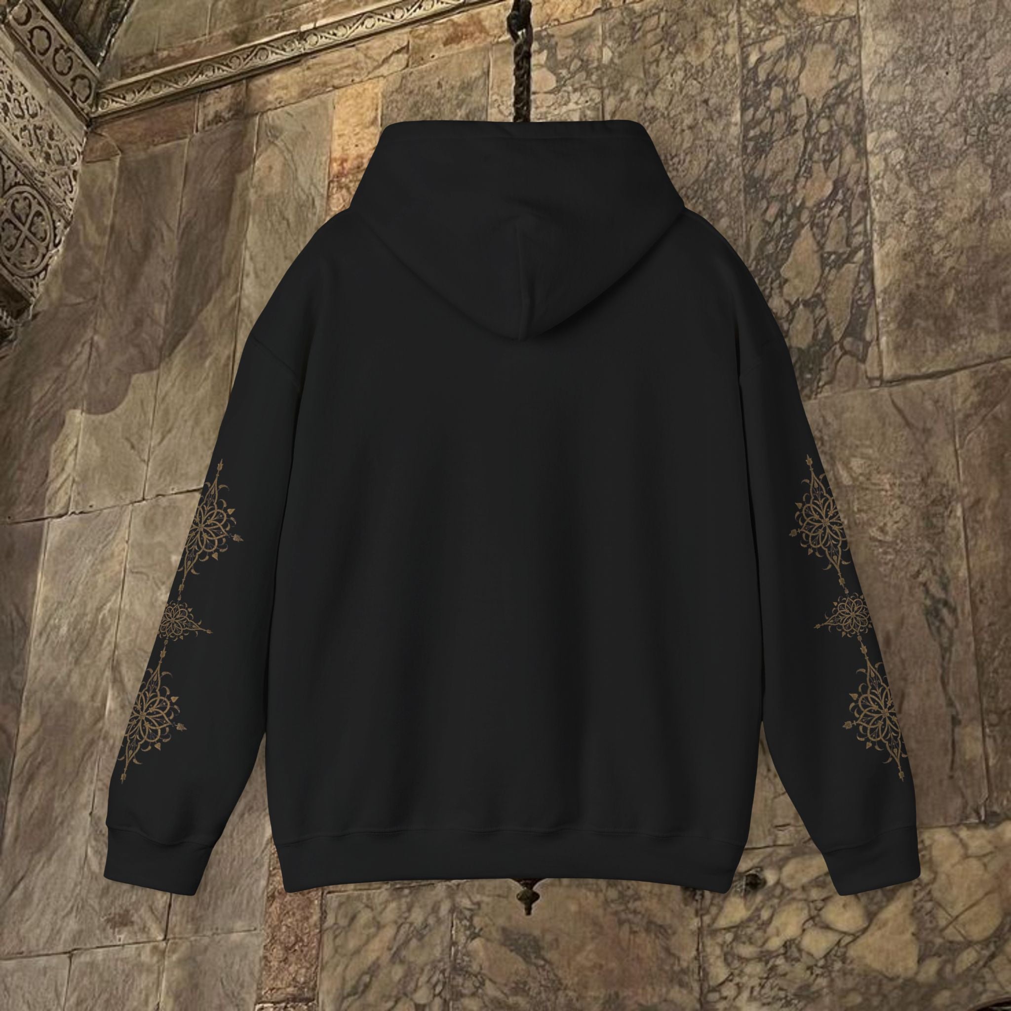 Byzantine Icon Art Hoodie - Classical Religious Design