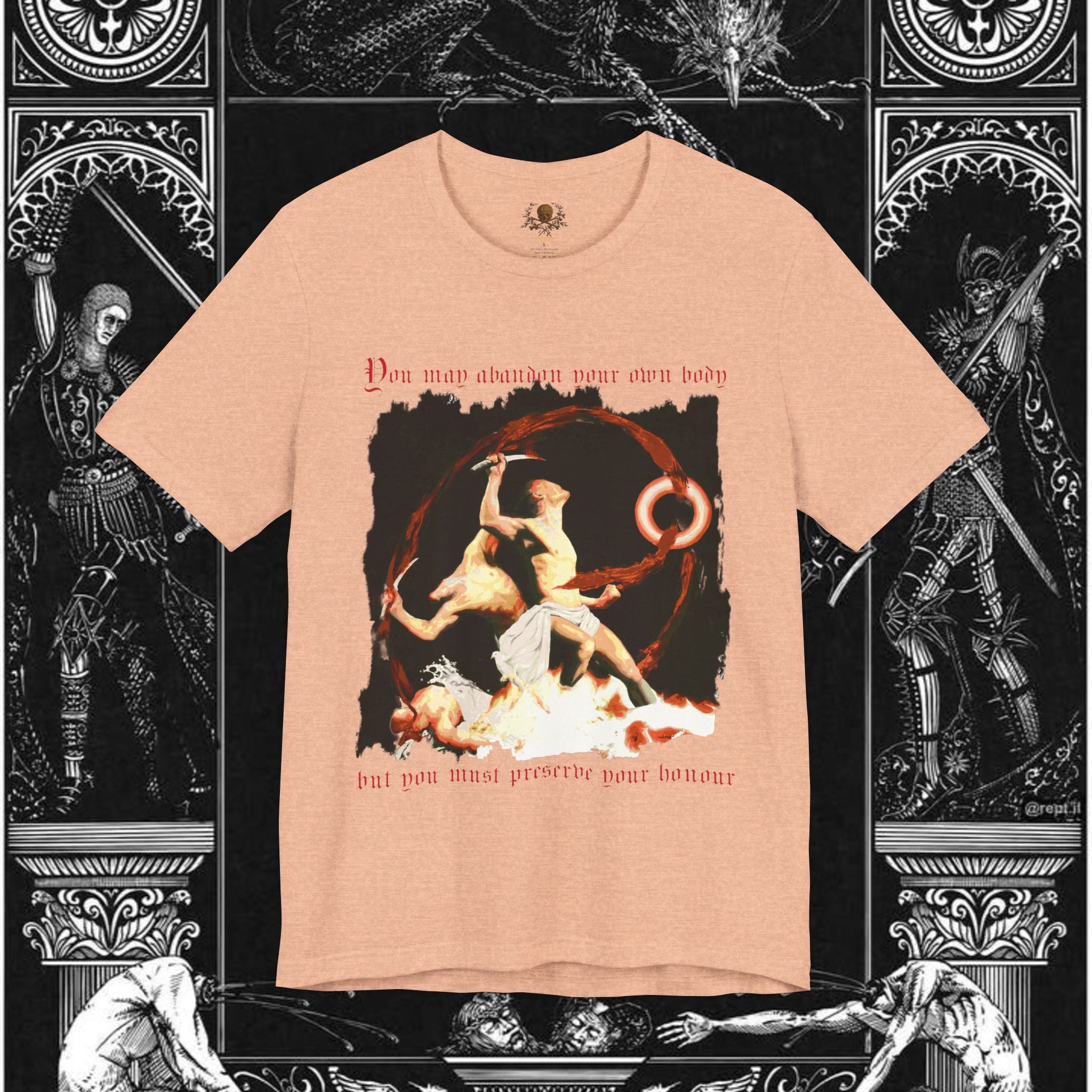 The Samurai's Vengeance Medieval Fantasy Graphic Shirt