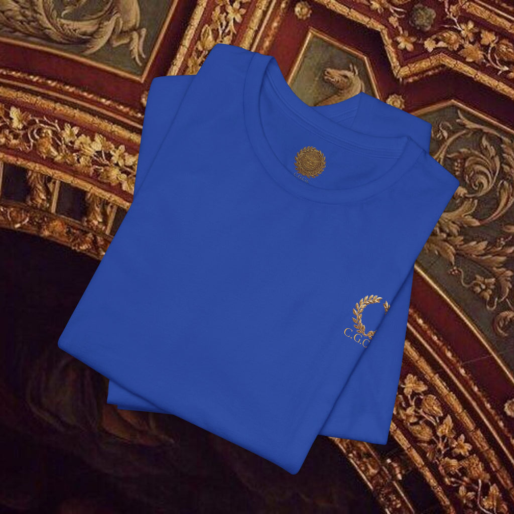 The Goddess's Protection Classically-Inspired Cotton Graphic T Shirt Back Version