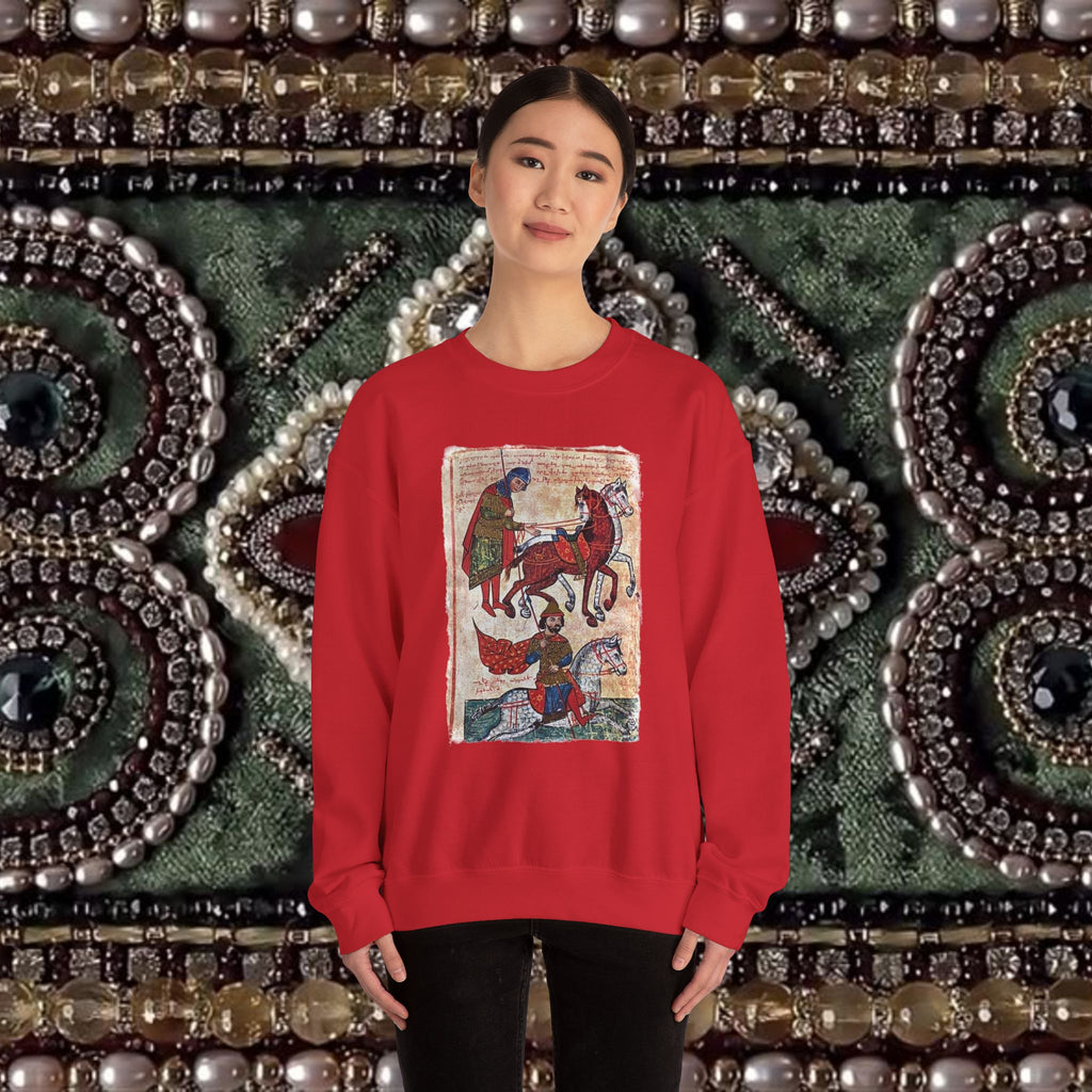 Ancient Armenian Manuscript Graphic Sweatshirt Design