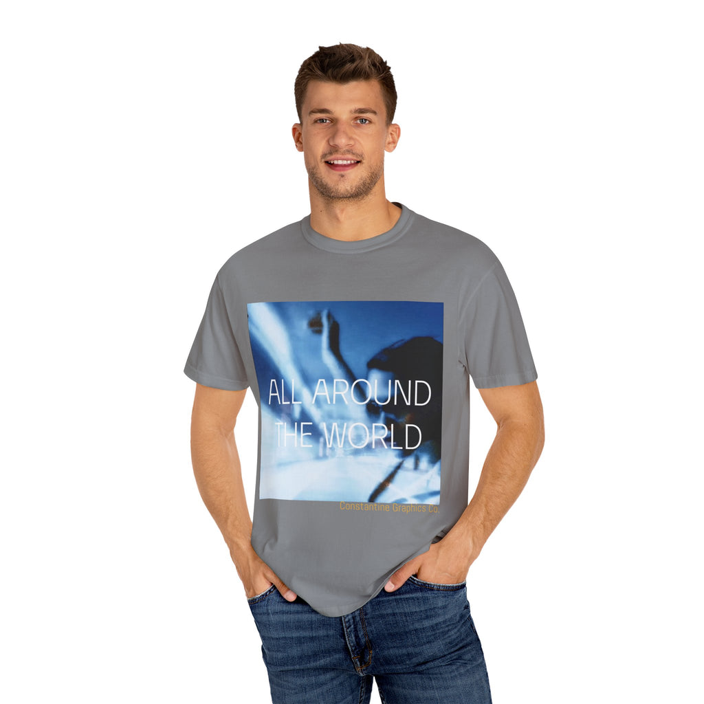 All Around The World Cyber Y2k Graphic Tshirt