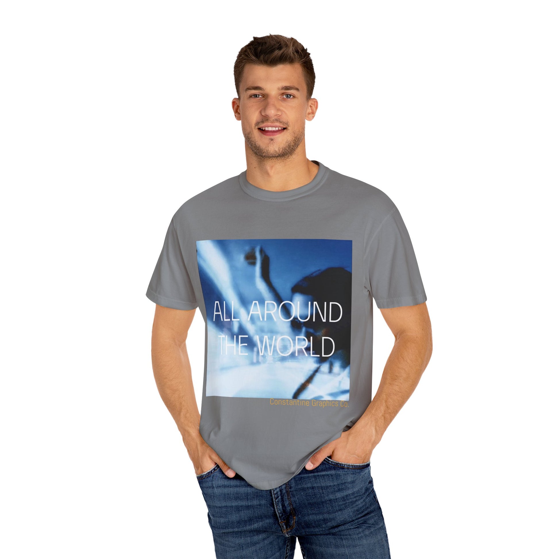 All Around The World Cyber Y2k Graphic Tshirt