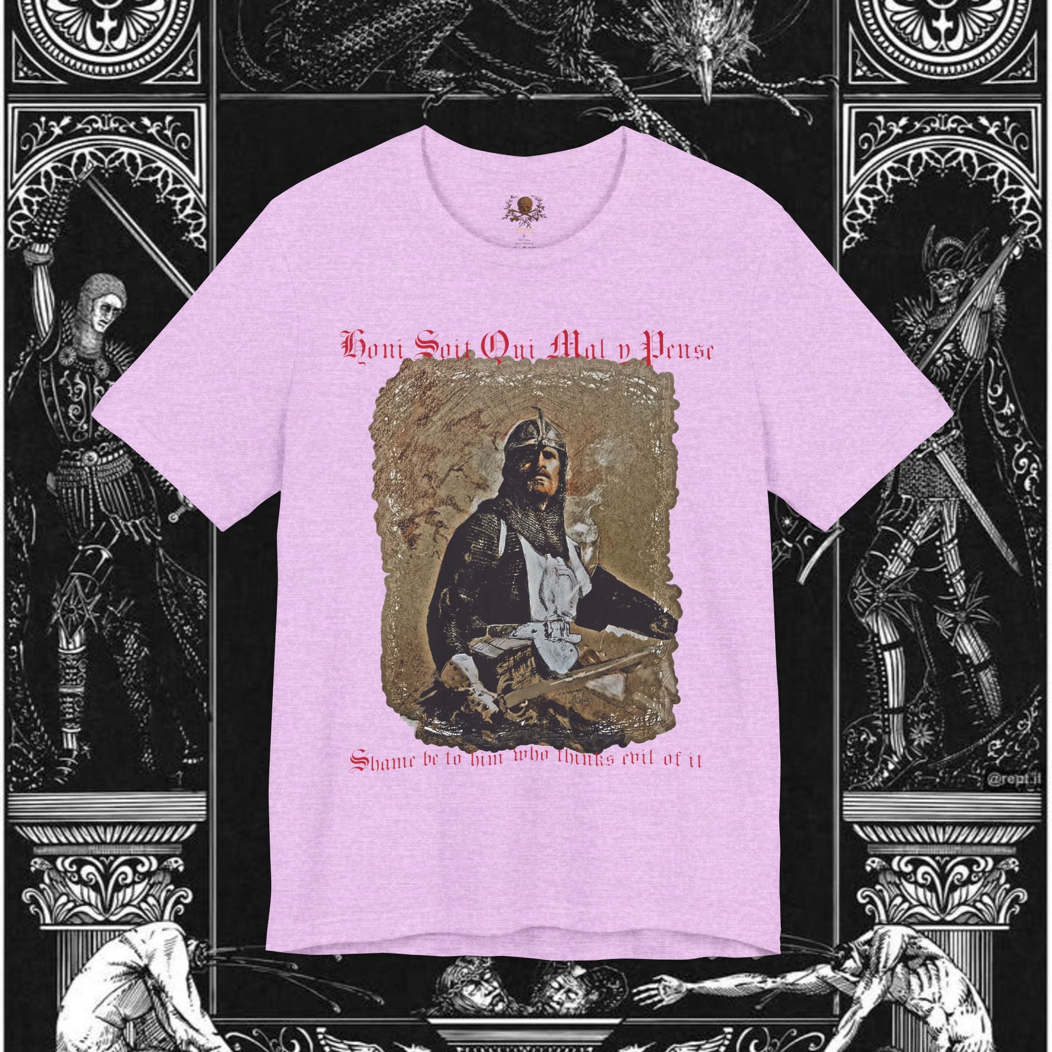 The Knight's Rest Medieval Fantasy Graphic T Shirt