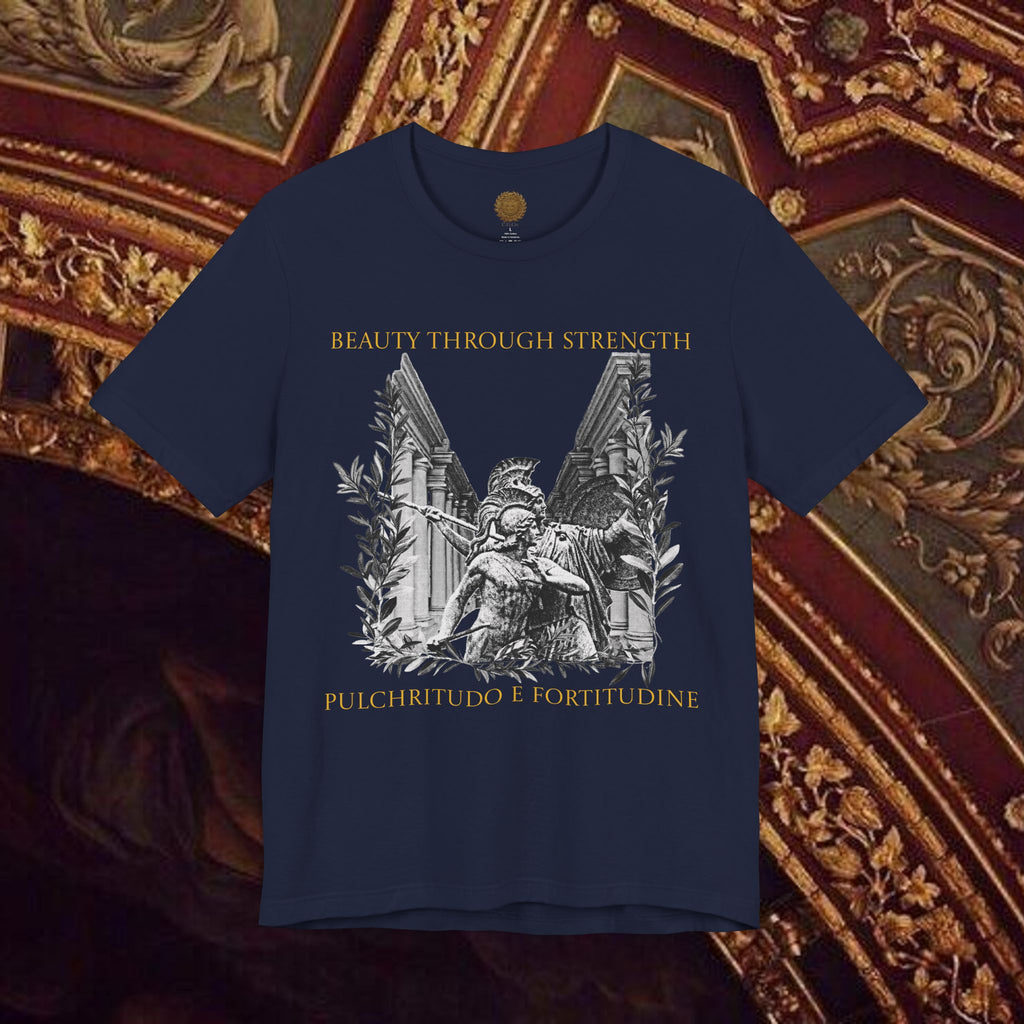 The Goddess's Protection Classically-Inspired Cotton Graphic T Shirt