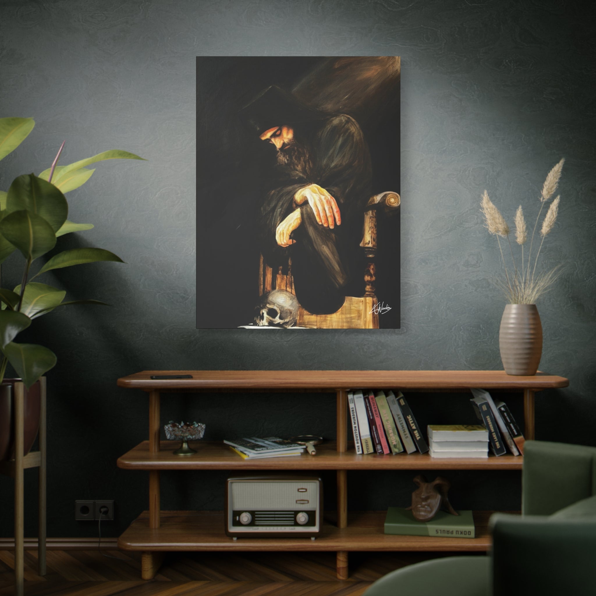 Man's Memento Medieval Fantasy Canvas