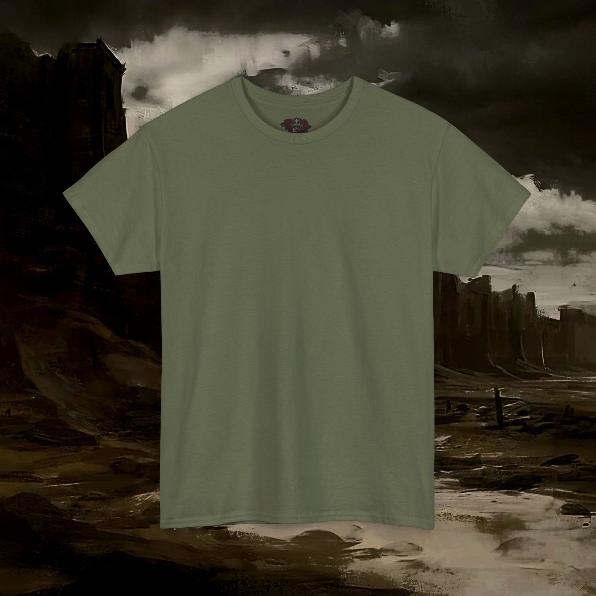 The Barbarian's Fate Medieval Fantasy Inspired Graphic T-Shirt Back Version