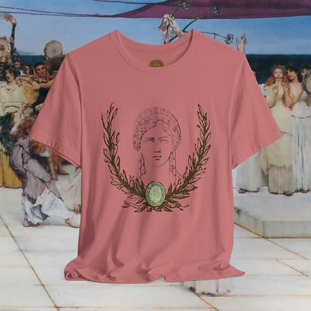 Hera's Wondering – Greek Goddess Ornate Diadem T-Shirt