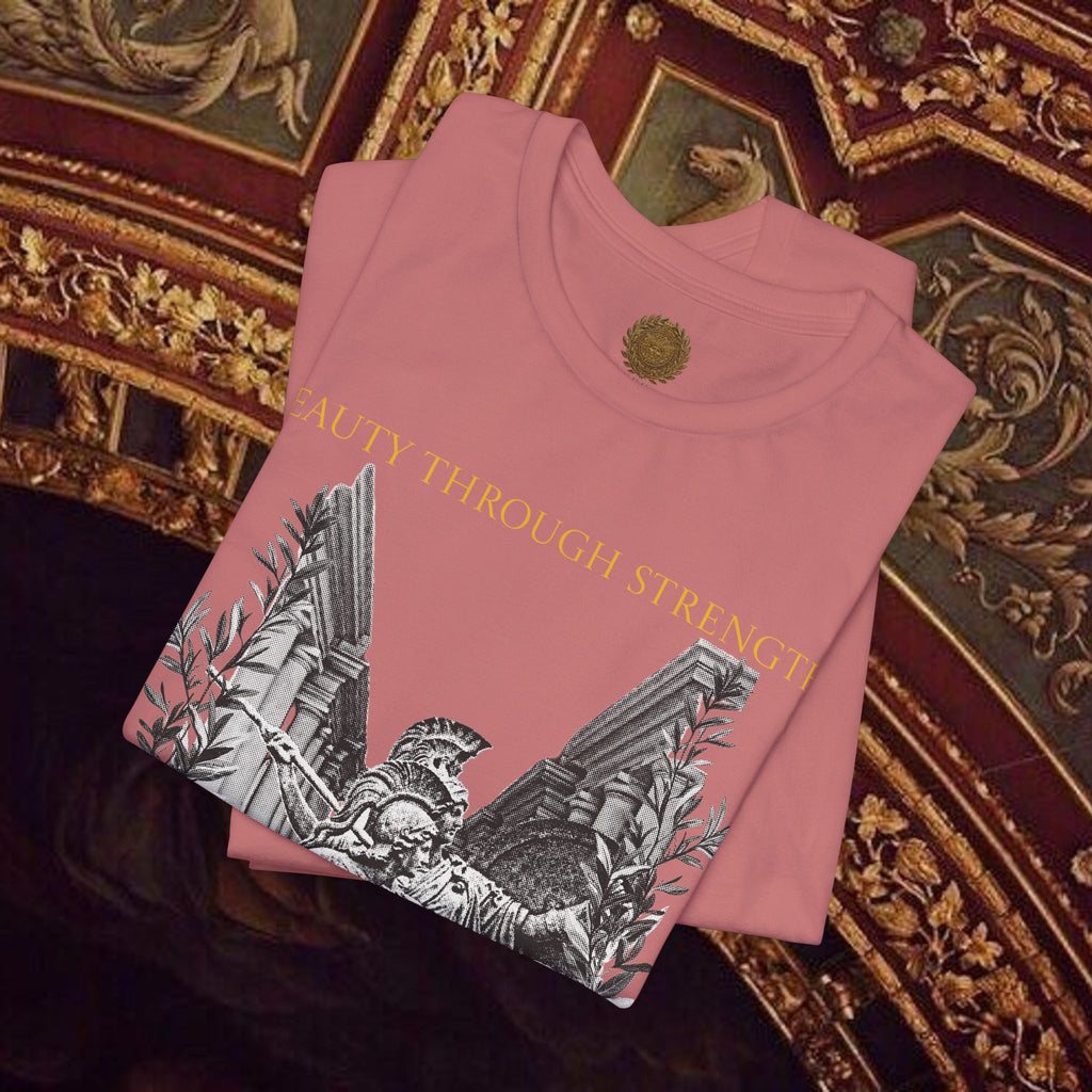 The Goddess's Protection Classically-Inspired Cotton Graphic T Shirt