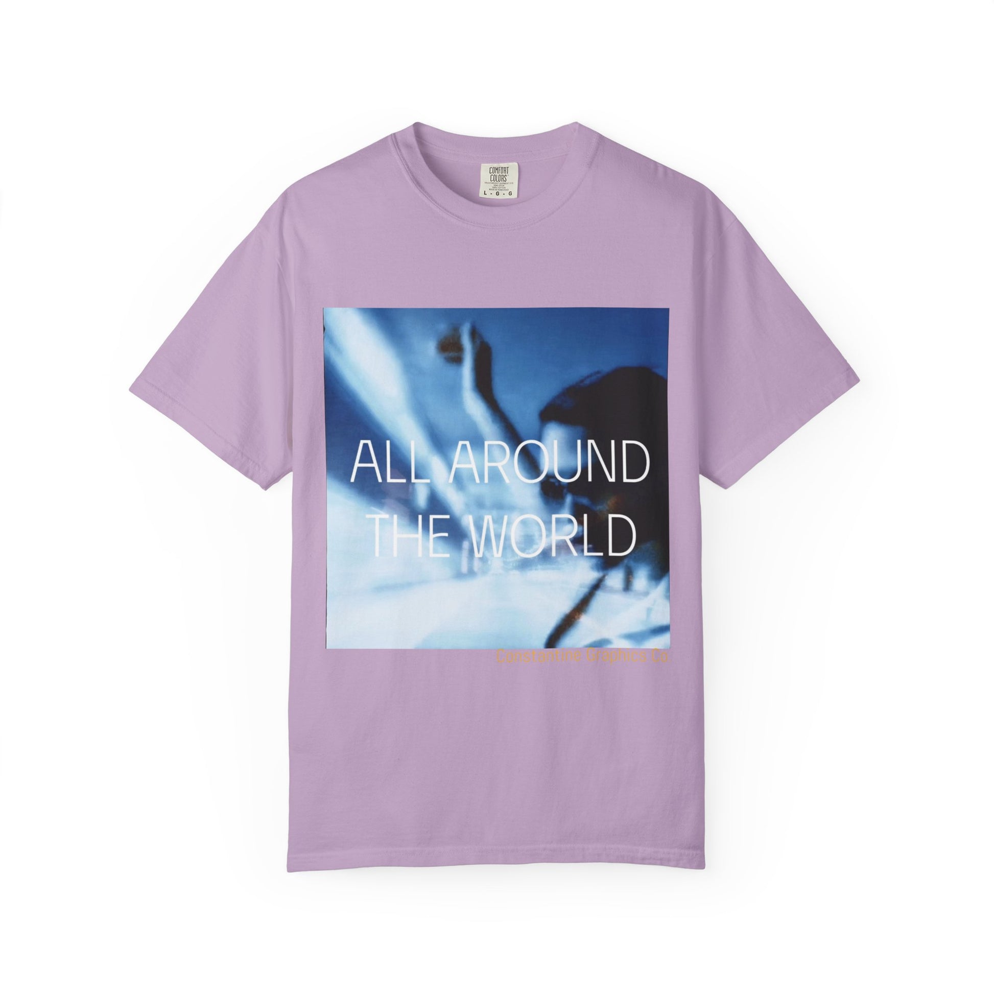 All Around The World Cyber Y2k Graphic Tshirt