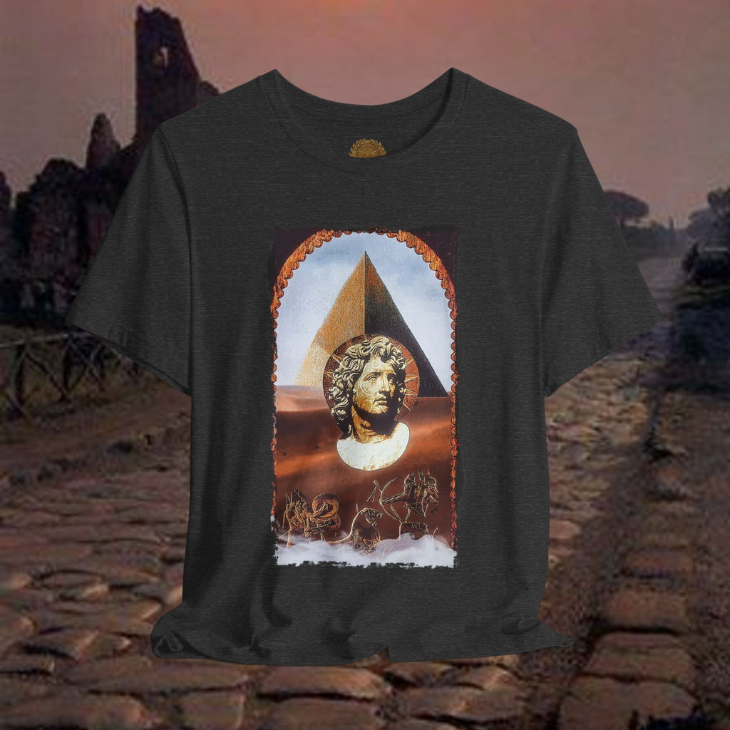 Alexander the Great In Egypt Pyramid Graphic T Shirt