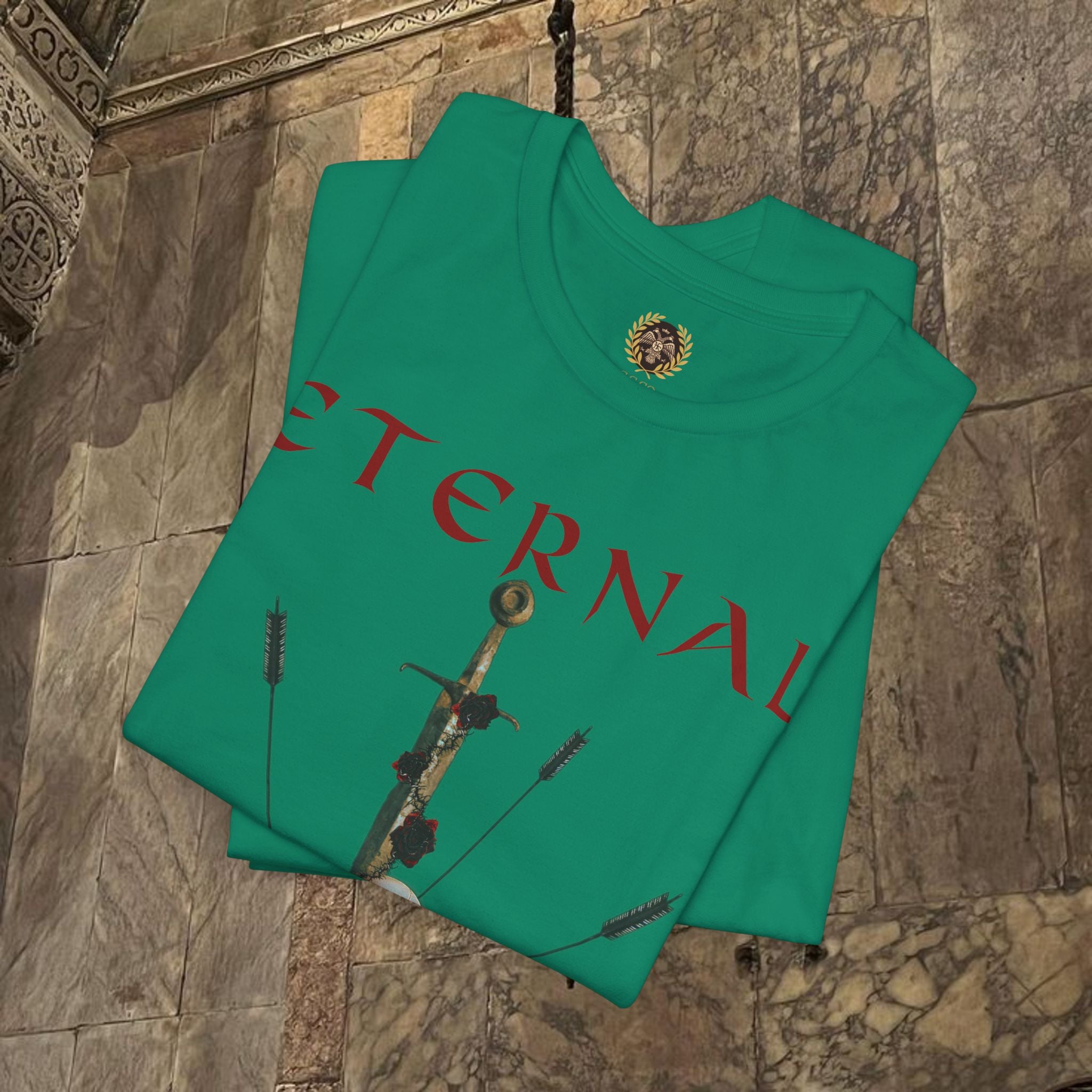 Eternal Glory of the Last Battle Cotton Graphic T-Shirt