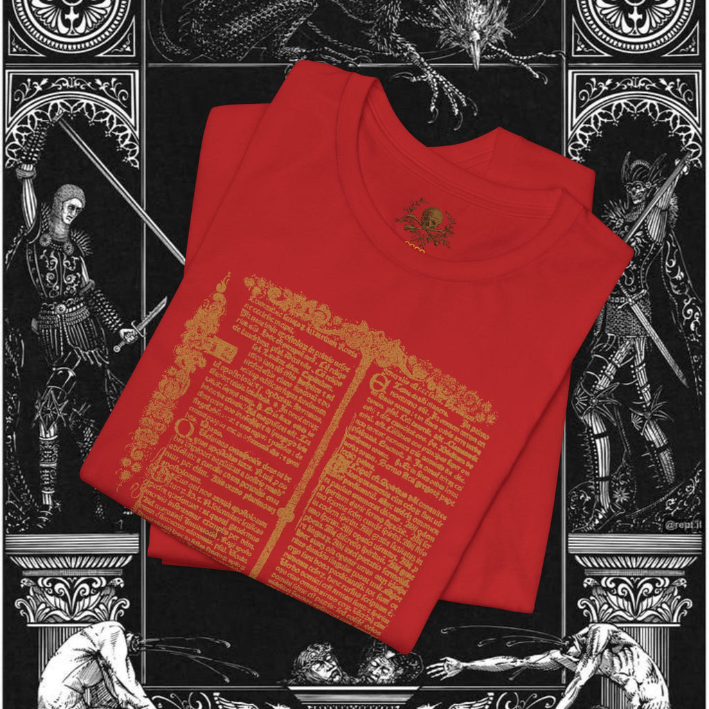 The Circle of Life Medieval Fantasy Inspired Graphic Shirt