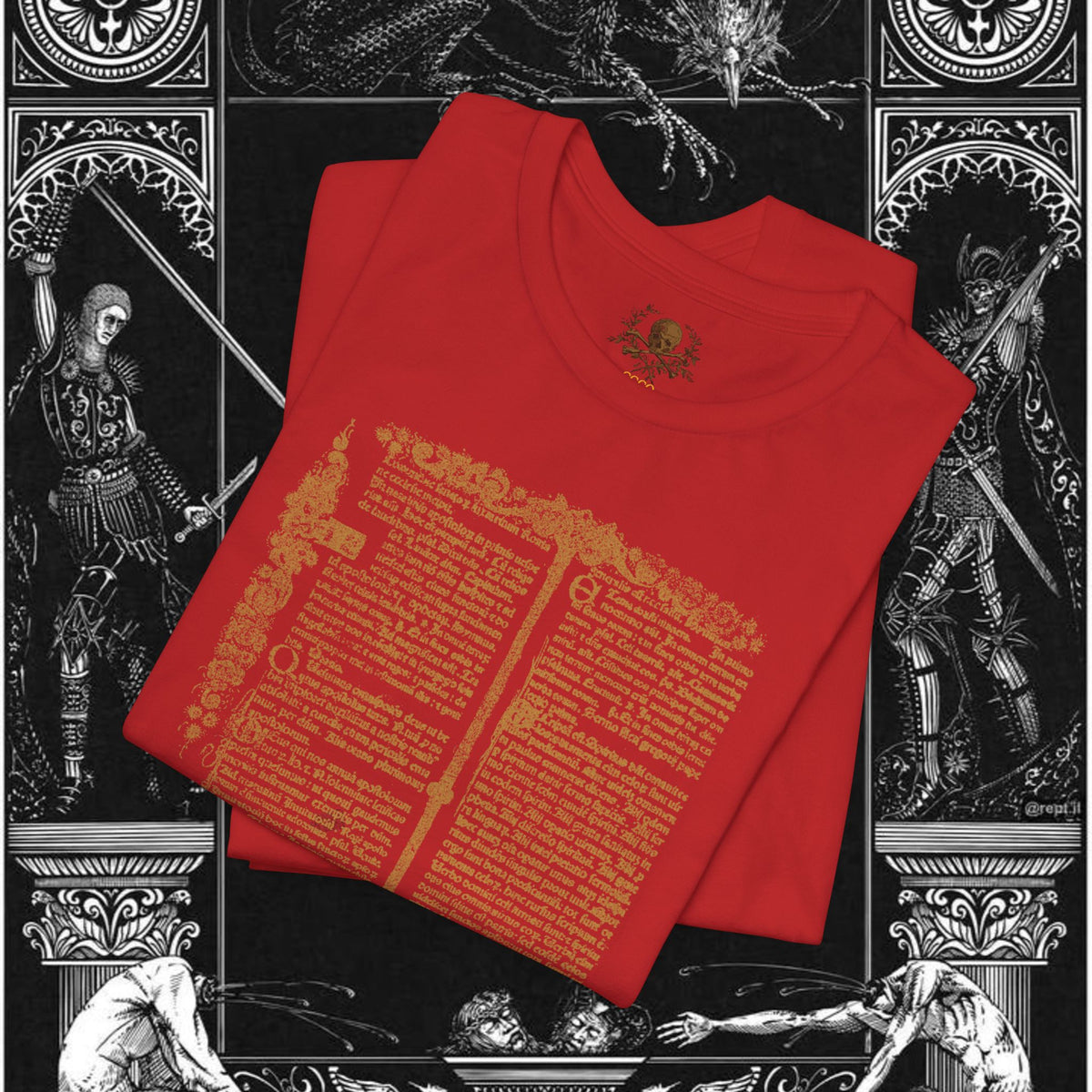 The Circle of Life Medieval Fantasy Inspired Graphic Shirt