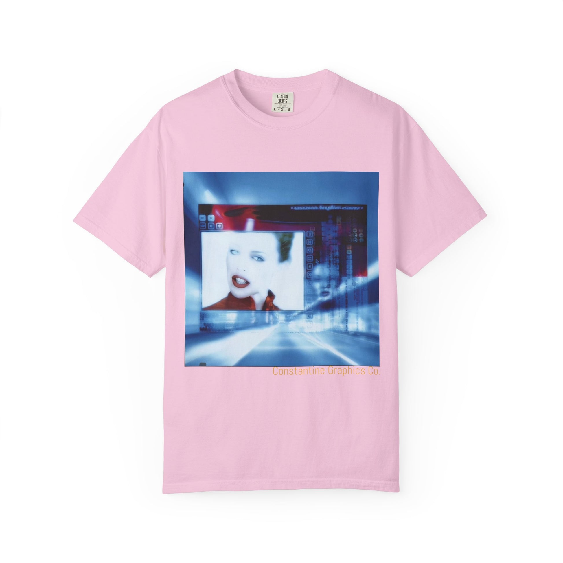 Digital Pop up Cyber Y2k Graphic TShirt