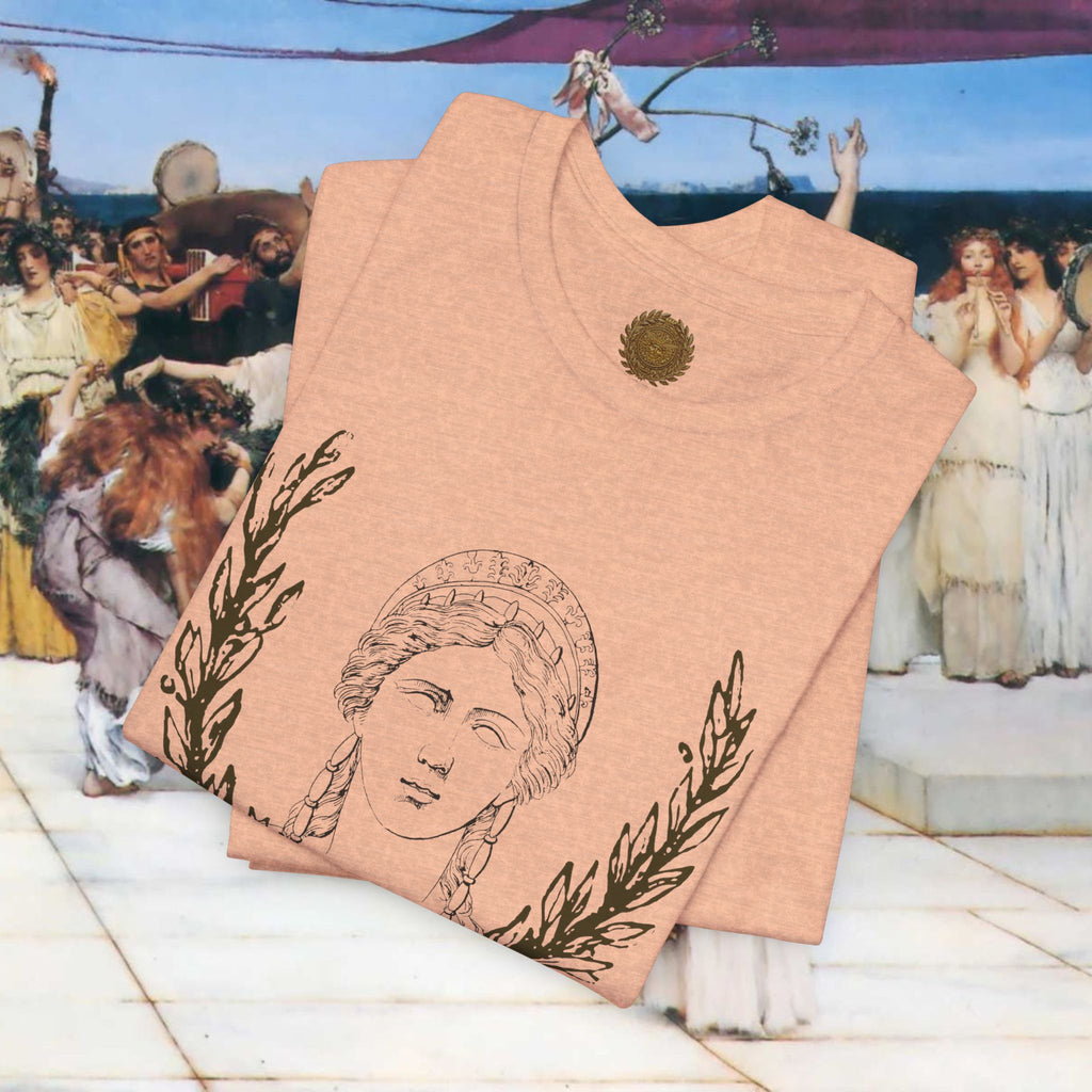 Hera's Wondering – Greek Goddess Ornate Diadem T-Shirt