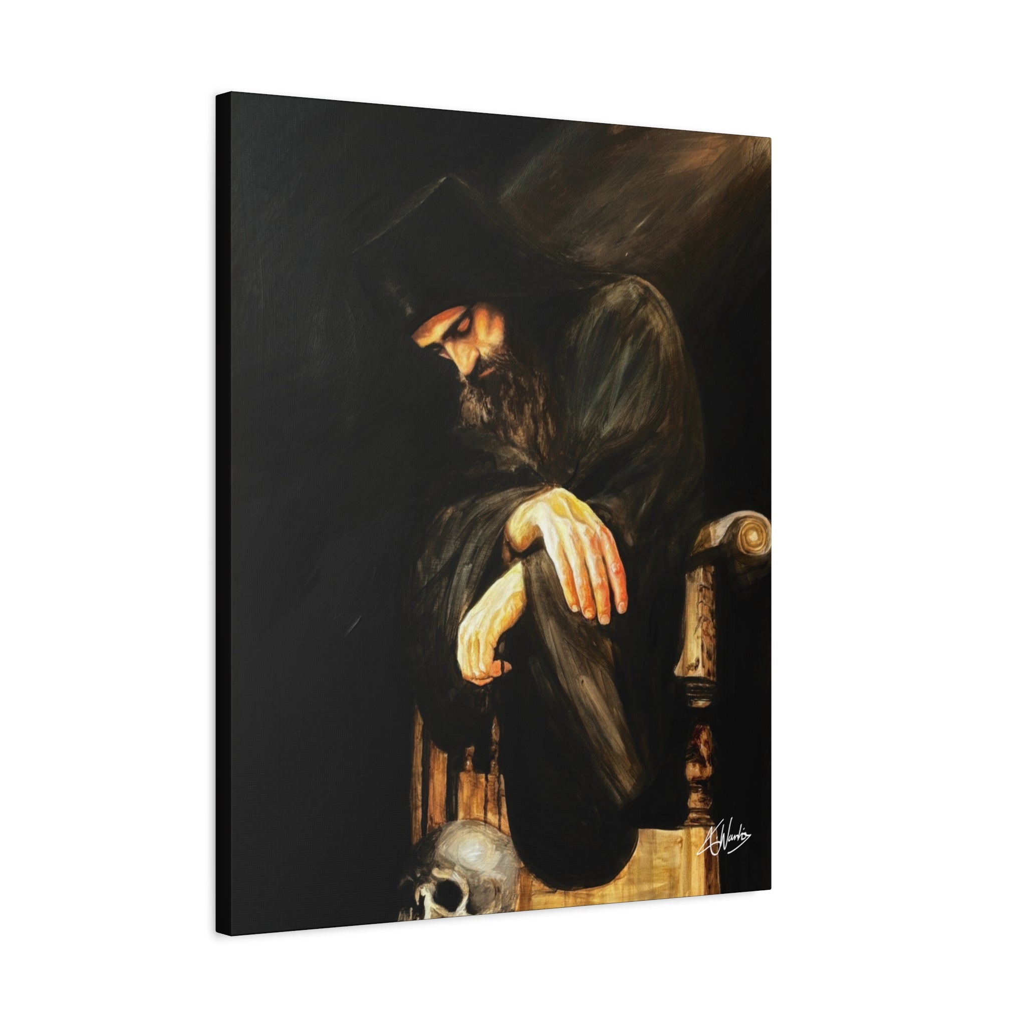 Man's Memento Medieval Fantasy Canvas