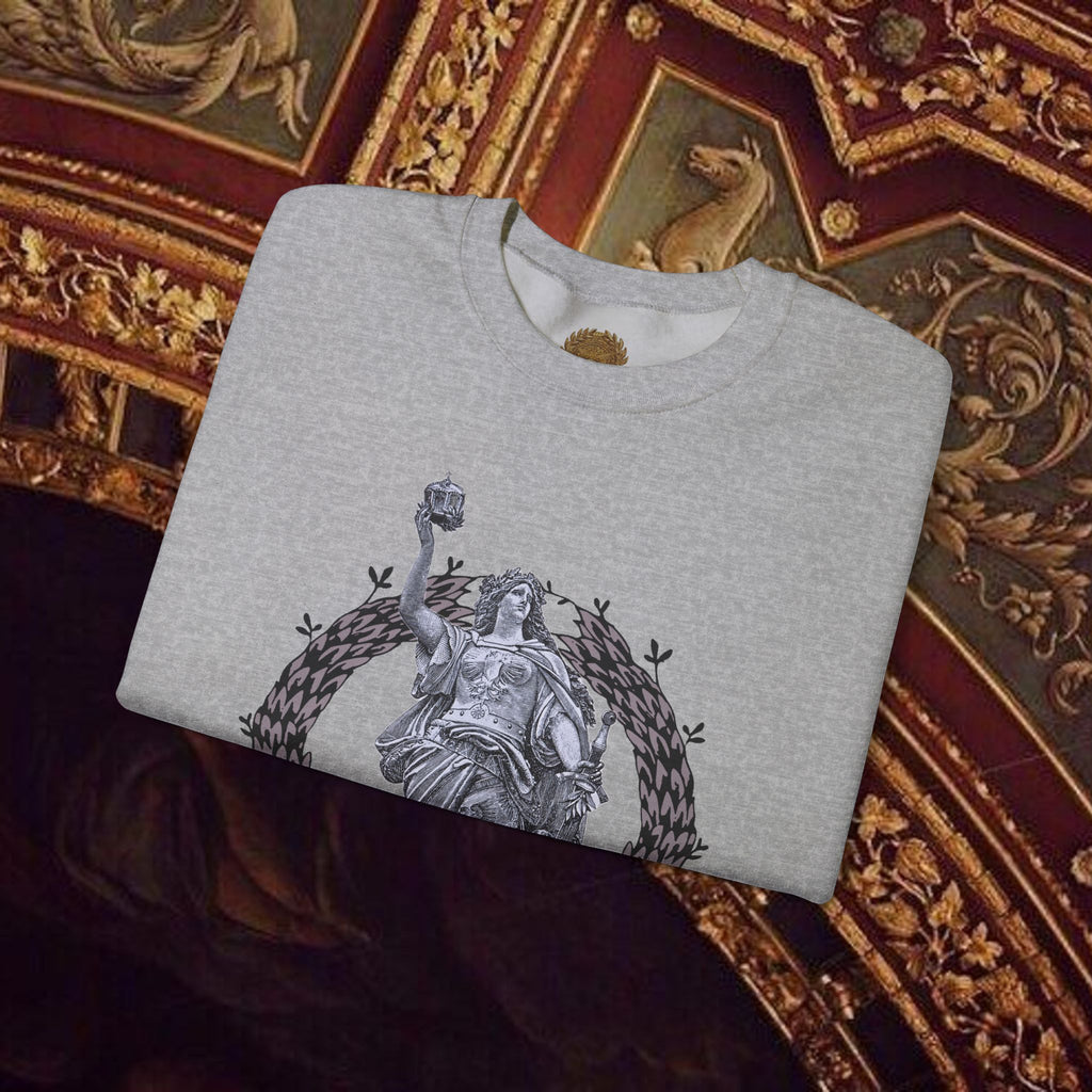 Goddess Victory Neo-Classical Crewneck Sweatshirt piece