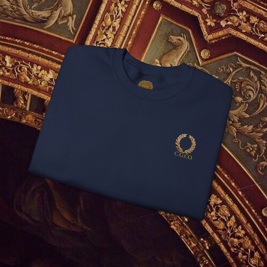 The Hero's Victory Classically-Themed Cotton Graphic Sweatshirt Back Version