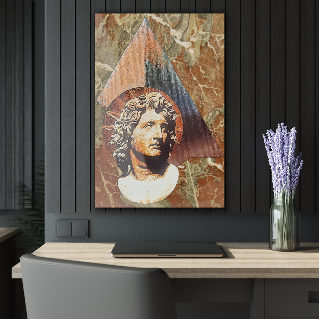 Alexander The Great In Egypt Pyramid Acrylic Print